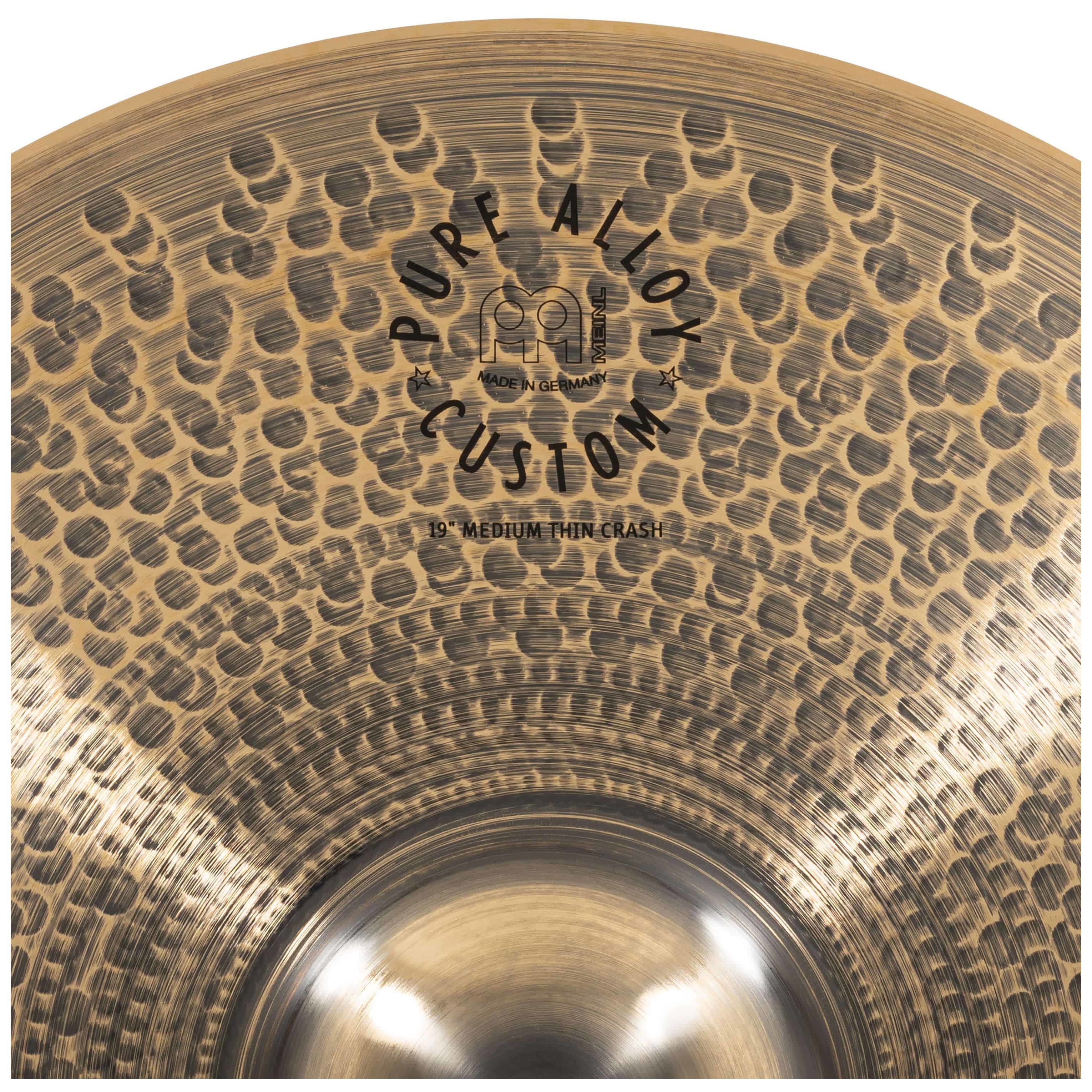 Meinl Cymbals - Meinl Cymbals PAC19MTC - 19 Pure Alloy Custom Medium Thin Crash - 2