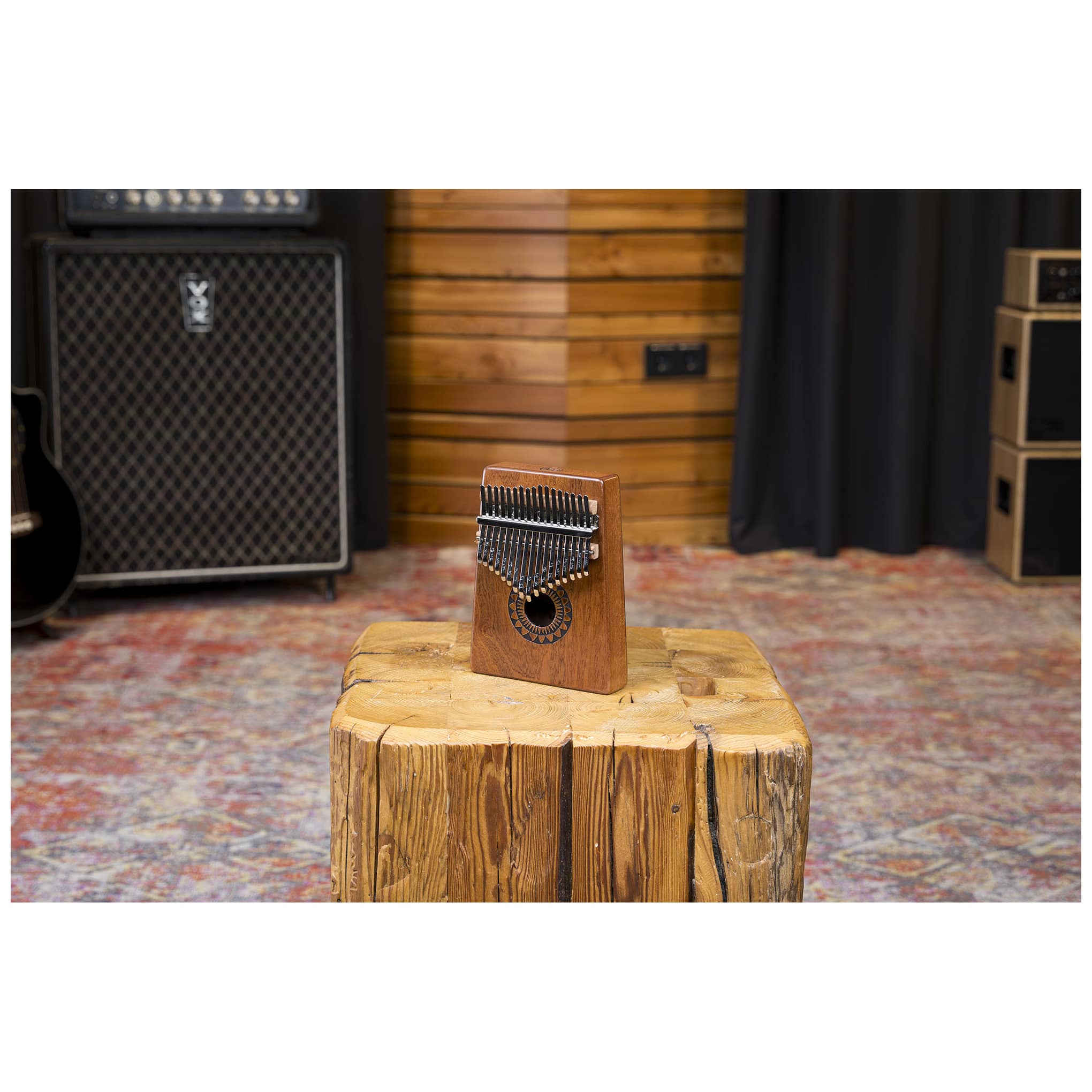 Meinl Percussion KA17SU - Sound Hole Designer Kalimba, Sun 9