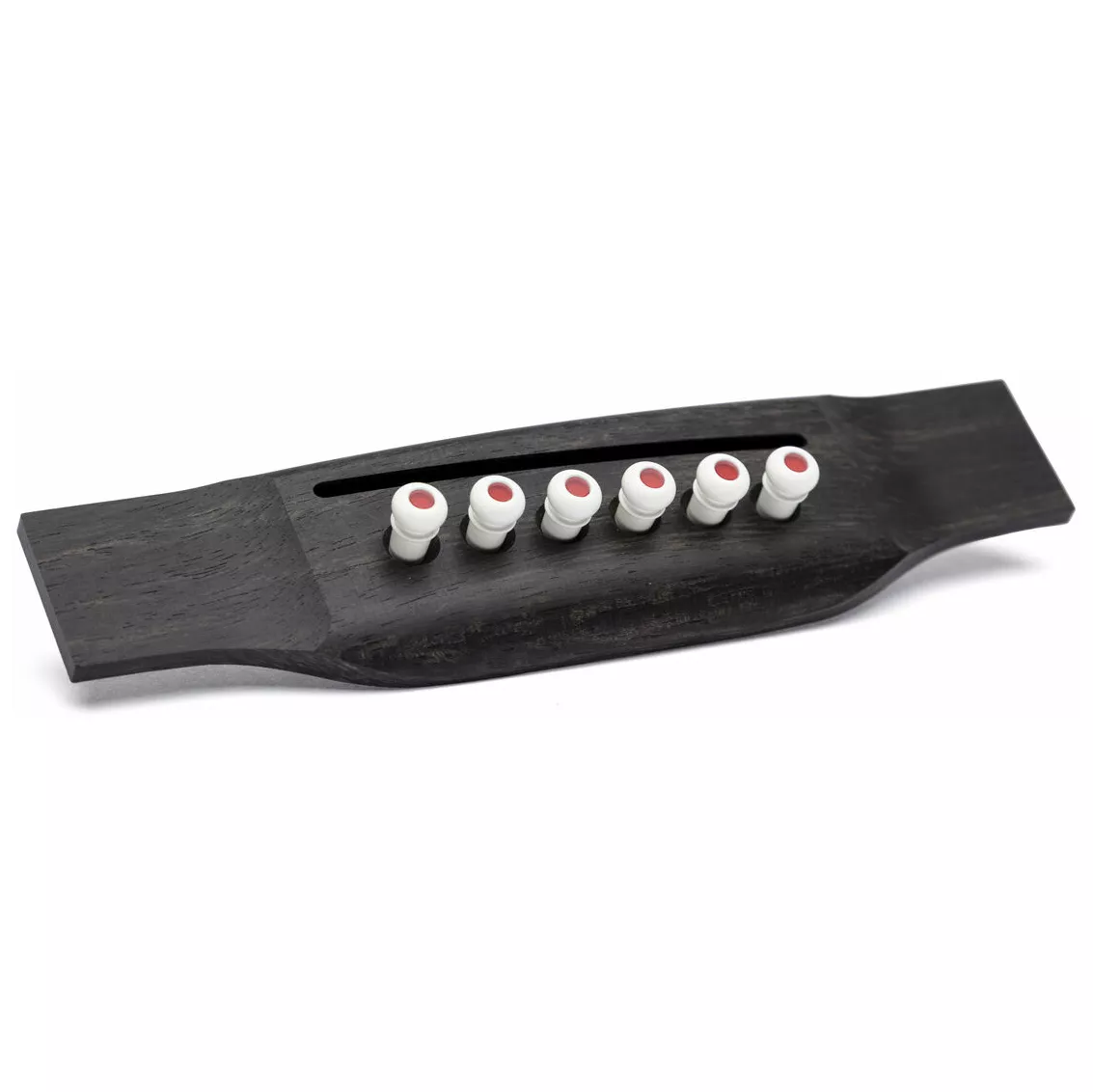 Martin Liquidmetal Bridge Pin Set Bone/Red Dot 2