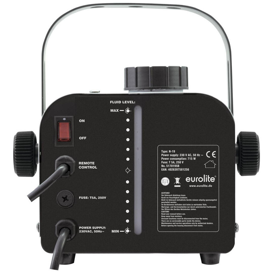 Eurolite N-19 Fog Machine silver 3
