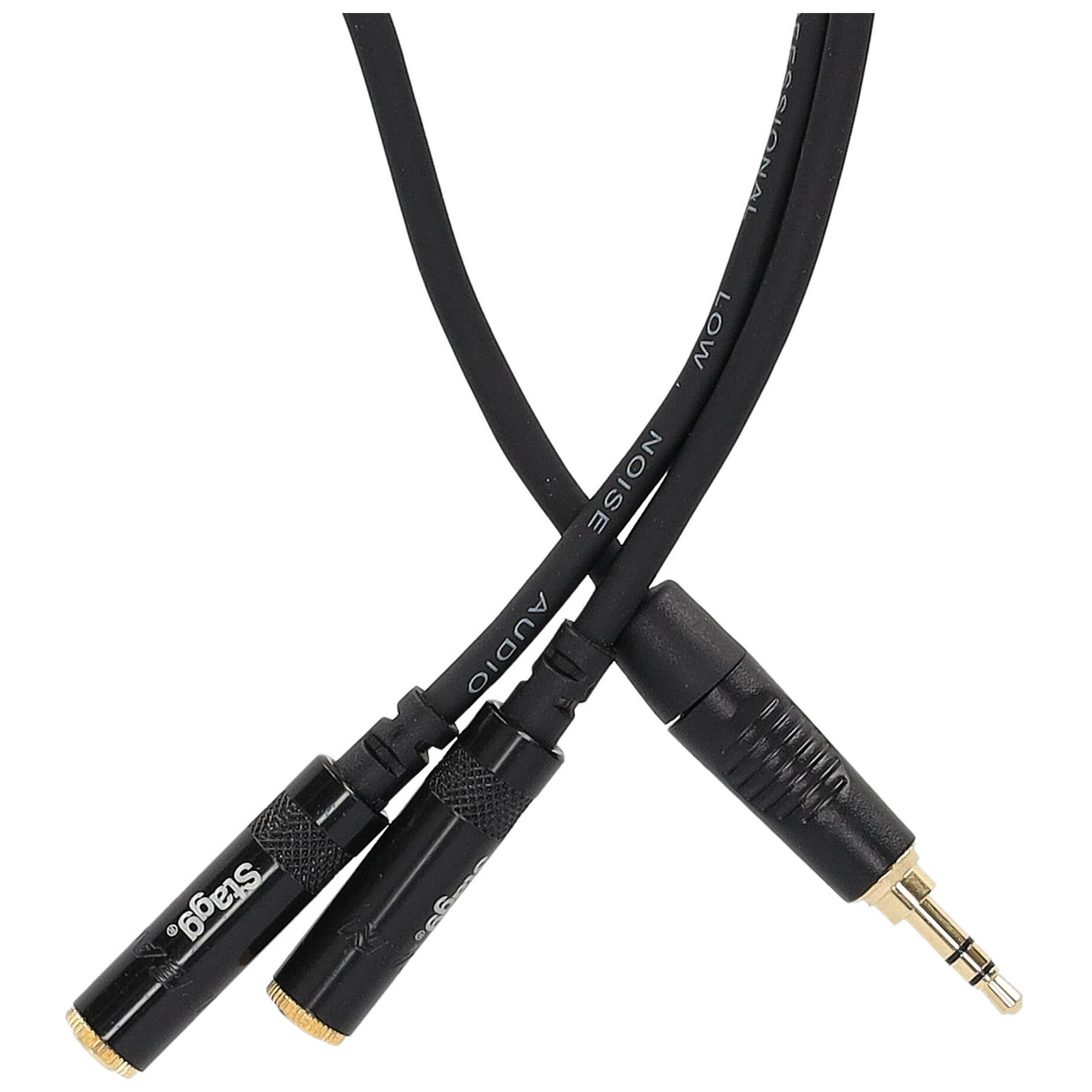 Stagg NYA010/MPS2MJSR 3,5 mm Stereoklinke auf 2 x Mini Stereobuchse 2