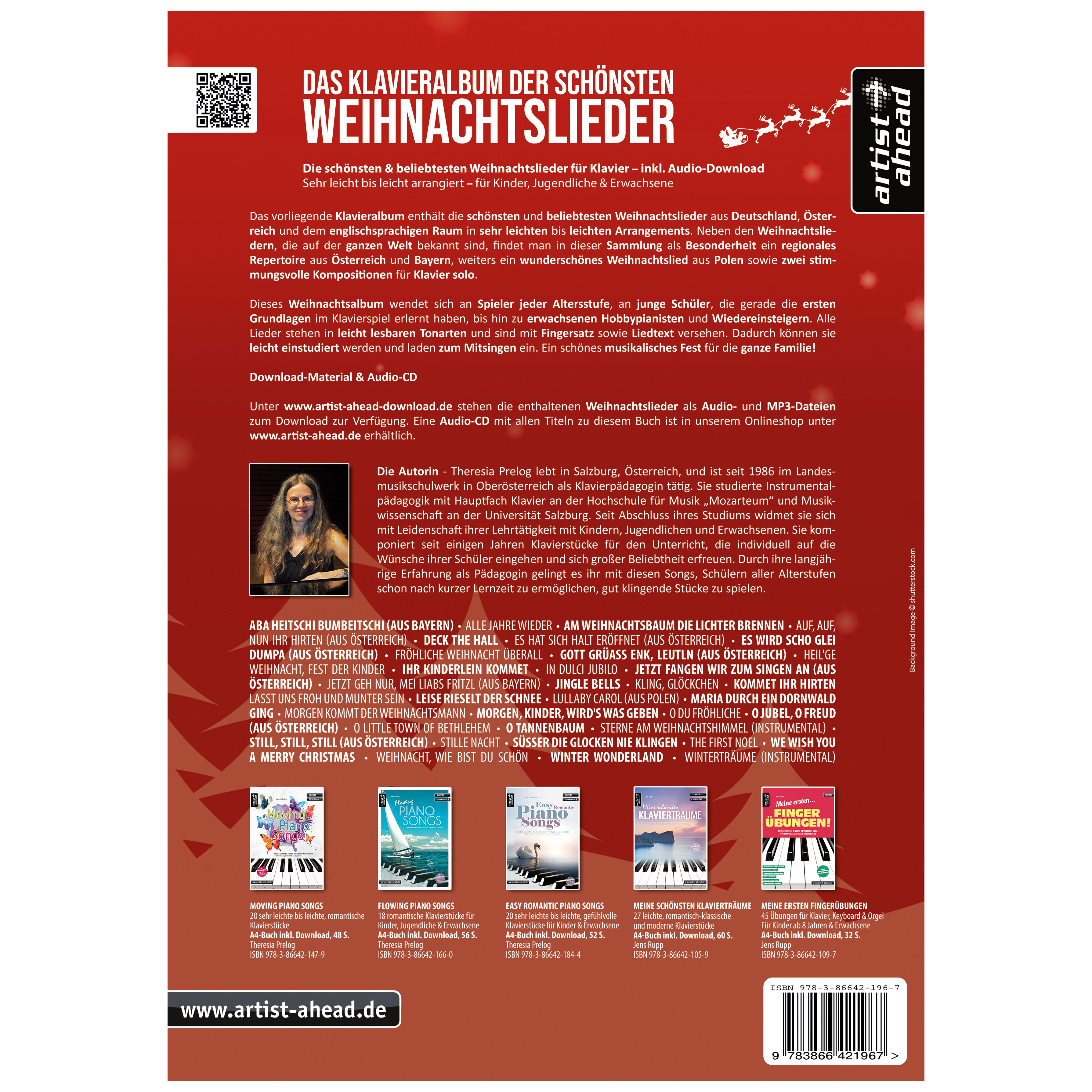 Artist Ahead Das Klavieralbum der schönsten Weihnachtslieder - Theresia Prelog 1