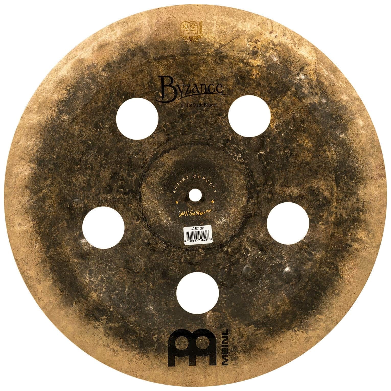 Meinl Cymbals - Meinl Cymbals AC-FAT - 18 16 Artist Concept Fat Stack - Matt Garstka - 7