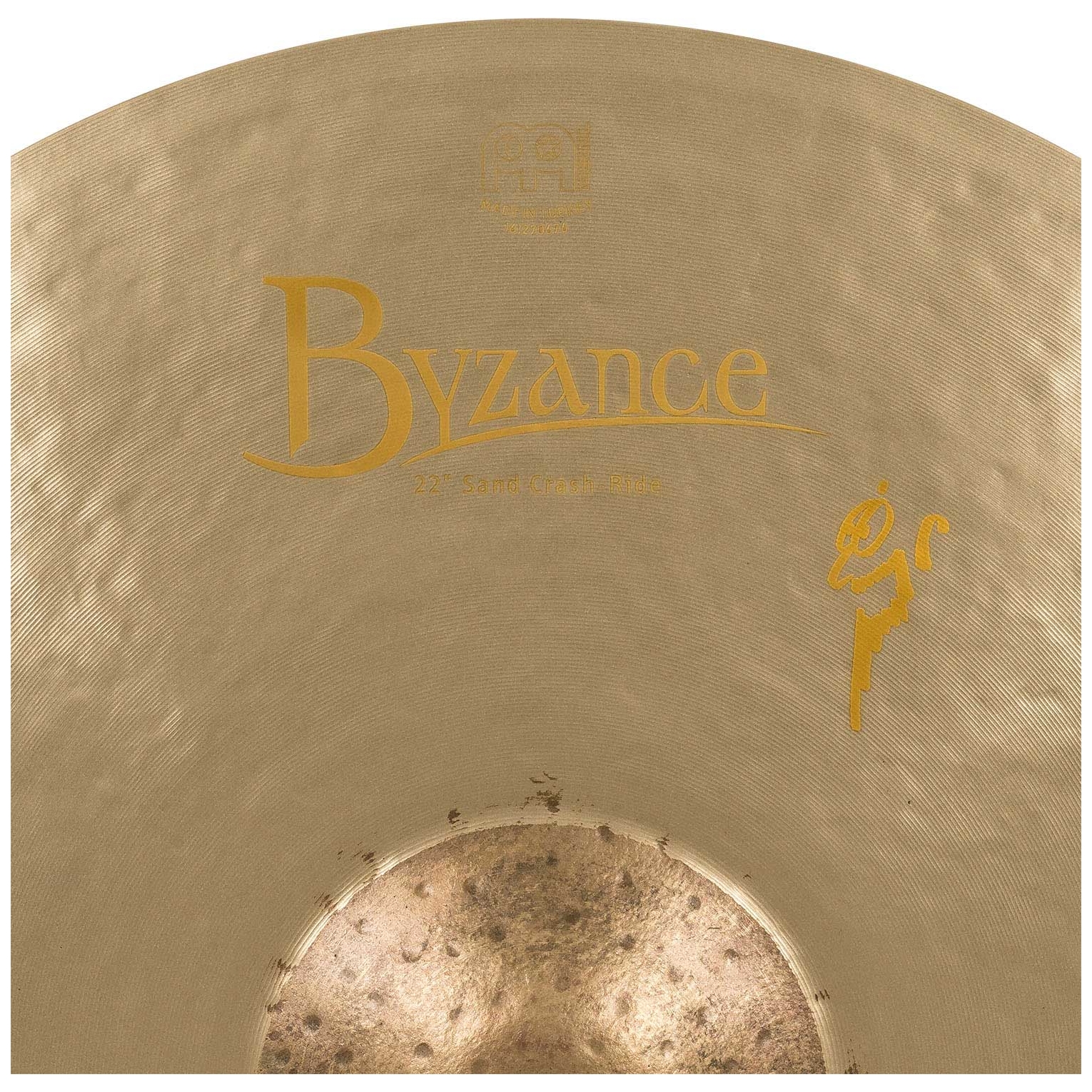 Meinl Cymbals - Meinl Cymbals B22SACR - 22 Byzance Vintage Sand Crash-Ride - 5