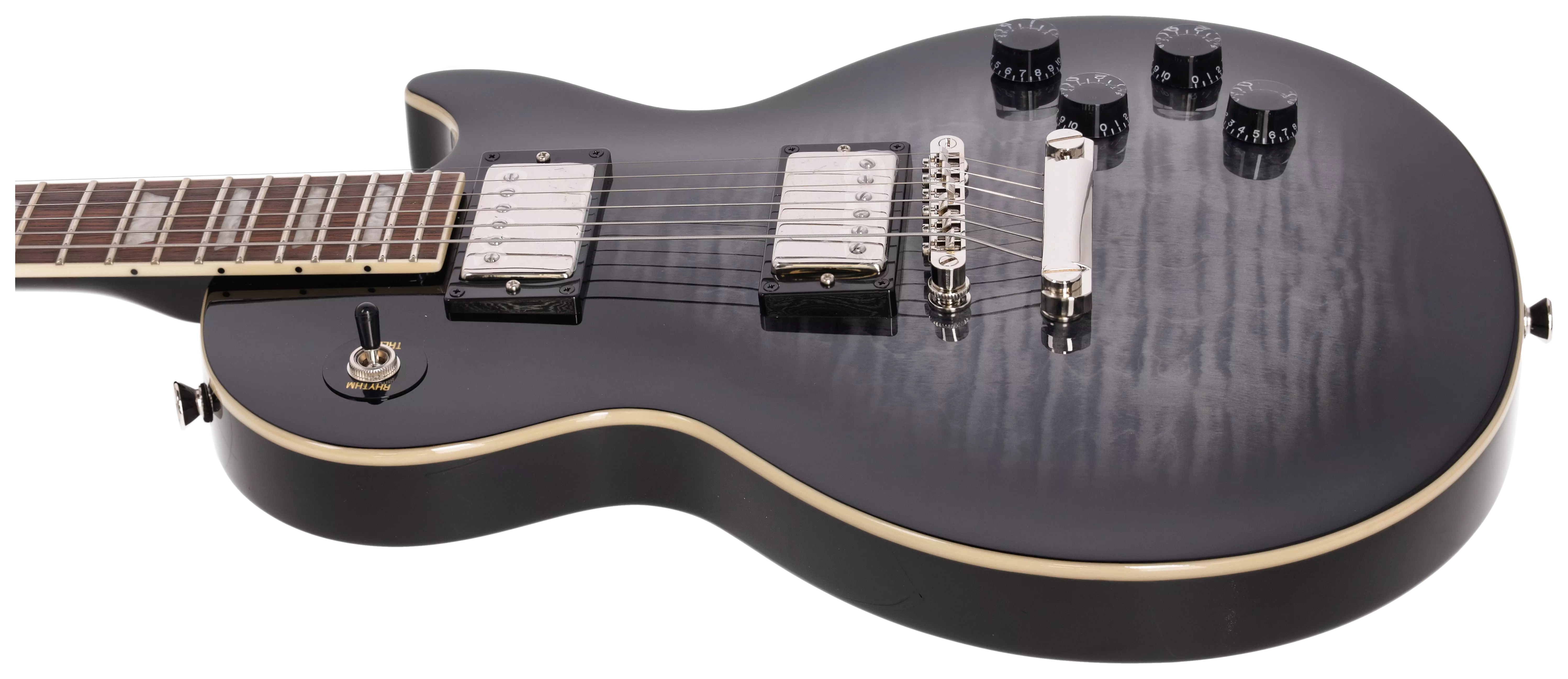 Epiphone Les Paul Tribute Plus Ebony Burst 5