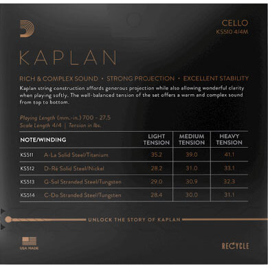 D’Addario Kaplan KS510 4/4M 1