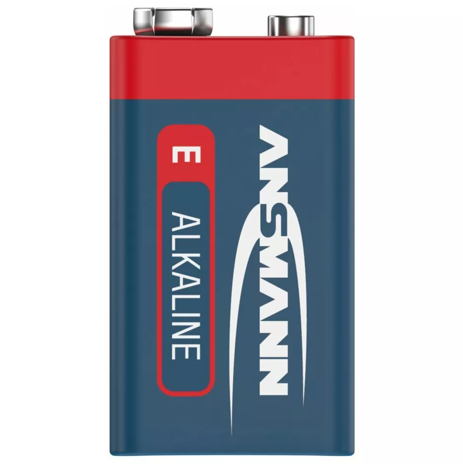 Ansmann 9V Alkaline Batterie Block E / 6LR61 1er Papierblister 6