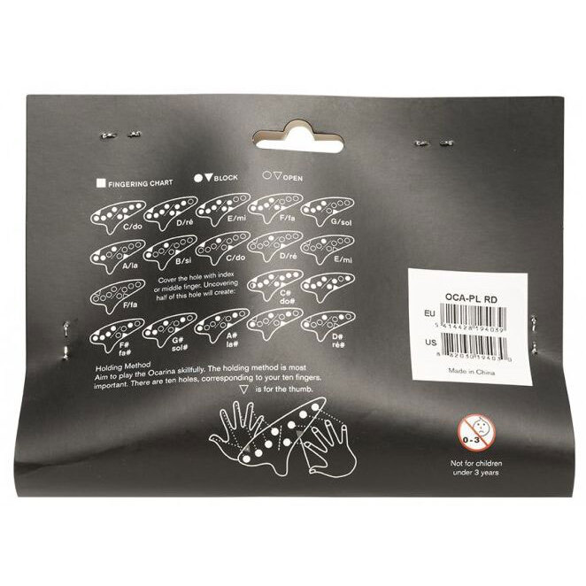 Stagg Ocarina Red 1