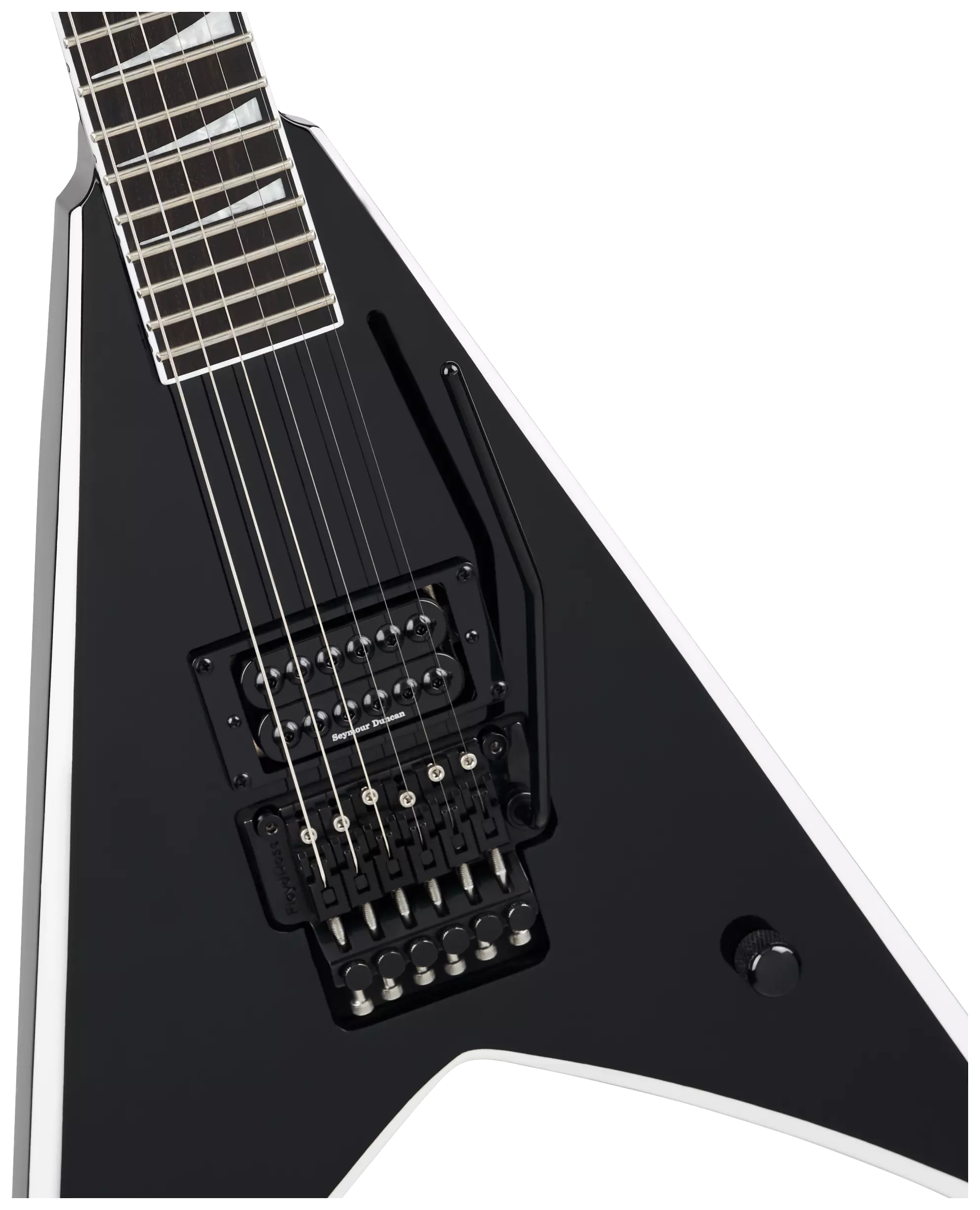 Jackson Pro Series Signature Wes Borland King V KV Black With White Bevels 2