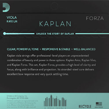 D’Addario Kaplan Forza K410 LM 1