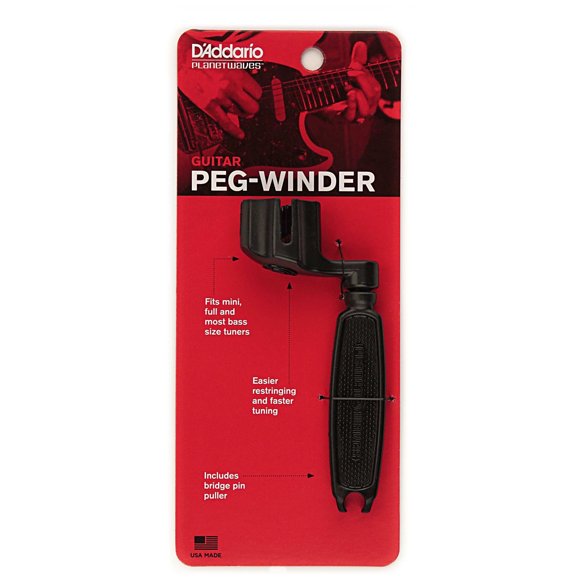 D’Addario - D’Addario PWPW1 - Peg Winder Guitar - 5