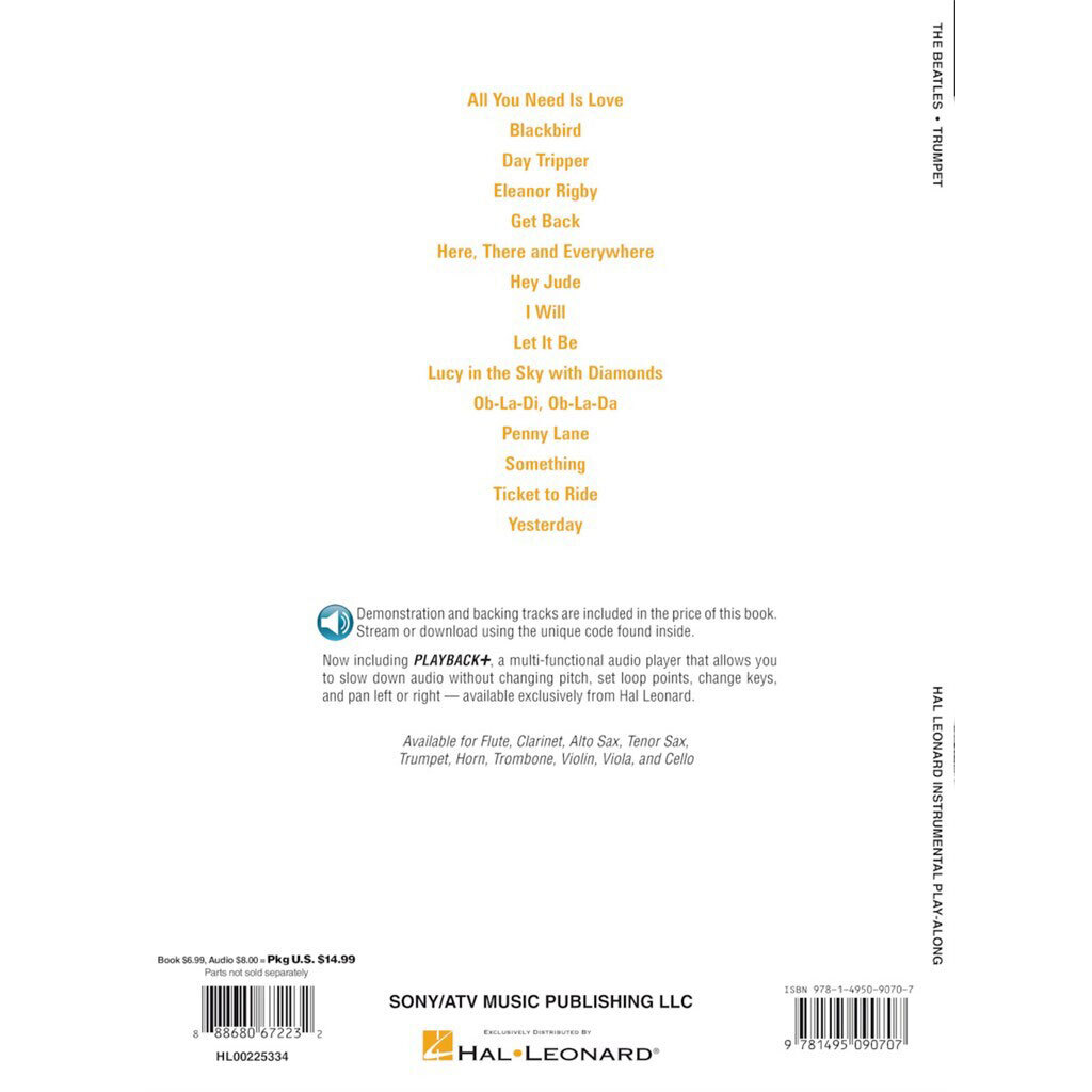 Hal Leonard The Beatles - Trumpet 1
