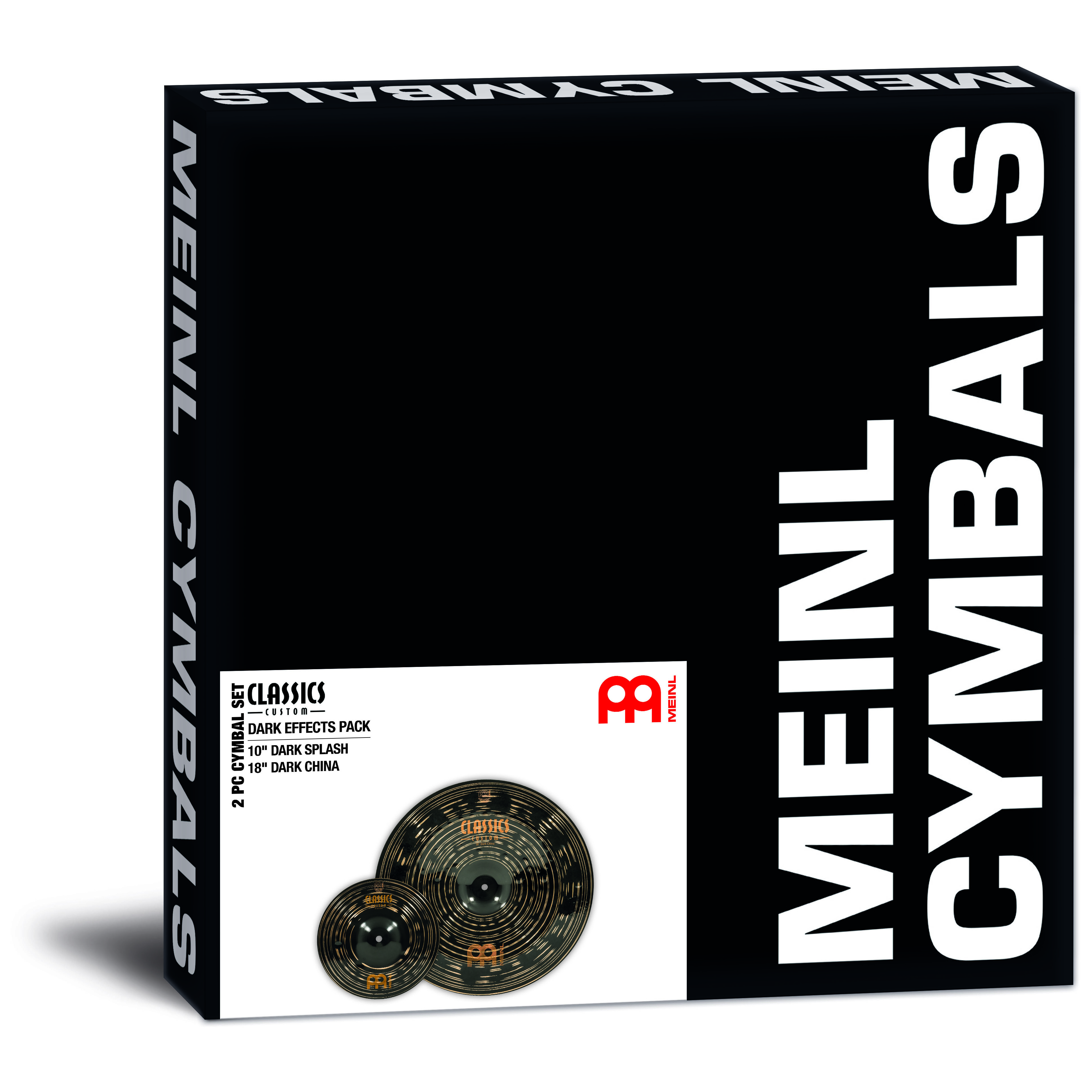 Meinl Cymbals CCD-CS3 - Classics Custom Dark Effects Pack 2
