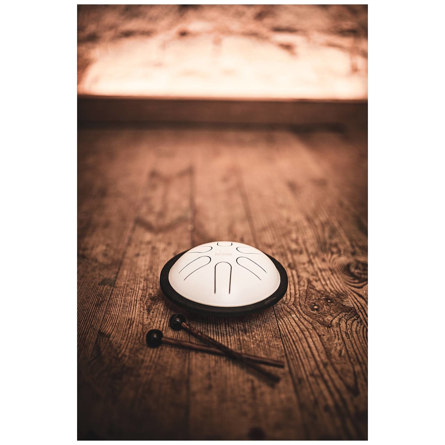 Nino Percussion Nino Percussion Mini Melody Steel Tongue Drum WEIß 10024242-4