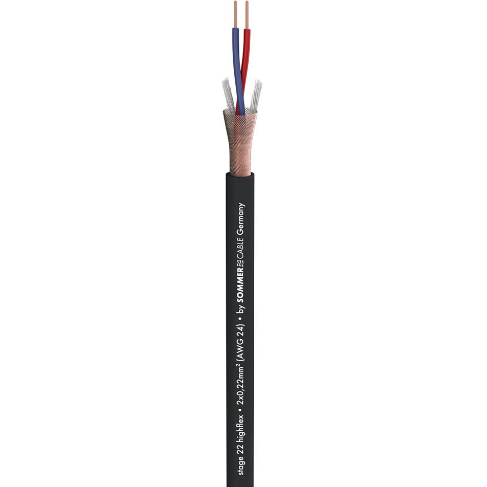 Sommer Cable Stage 22 Highflex black 1