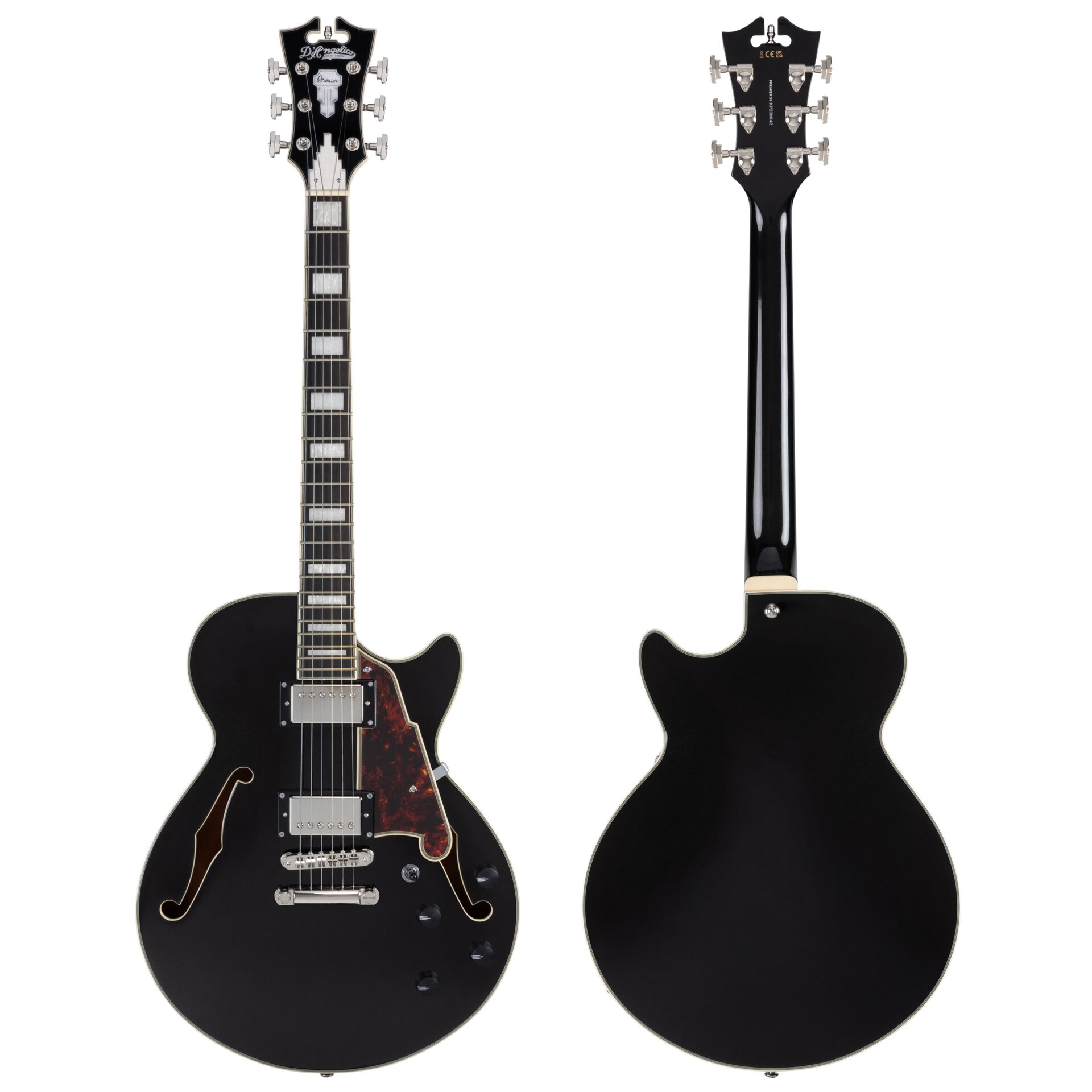 D’Angelico Guitars Premier SS Black Flake 2