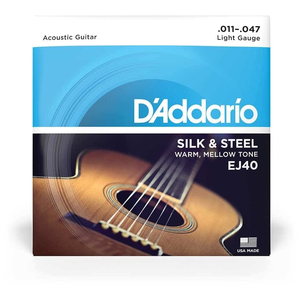 D’Addario - D’Addario EJ40 - Acoustic Folk Guitar Silk Steel 011-047 - 3