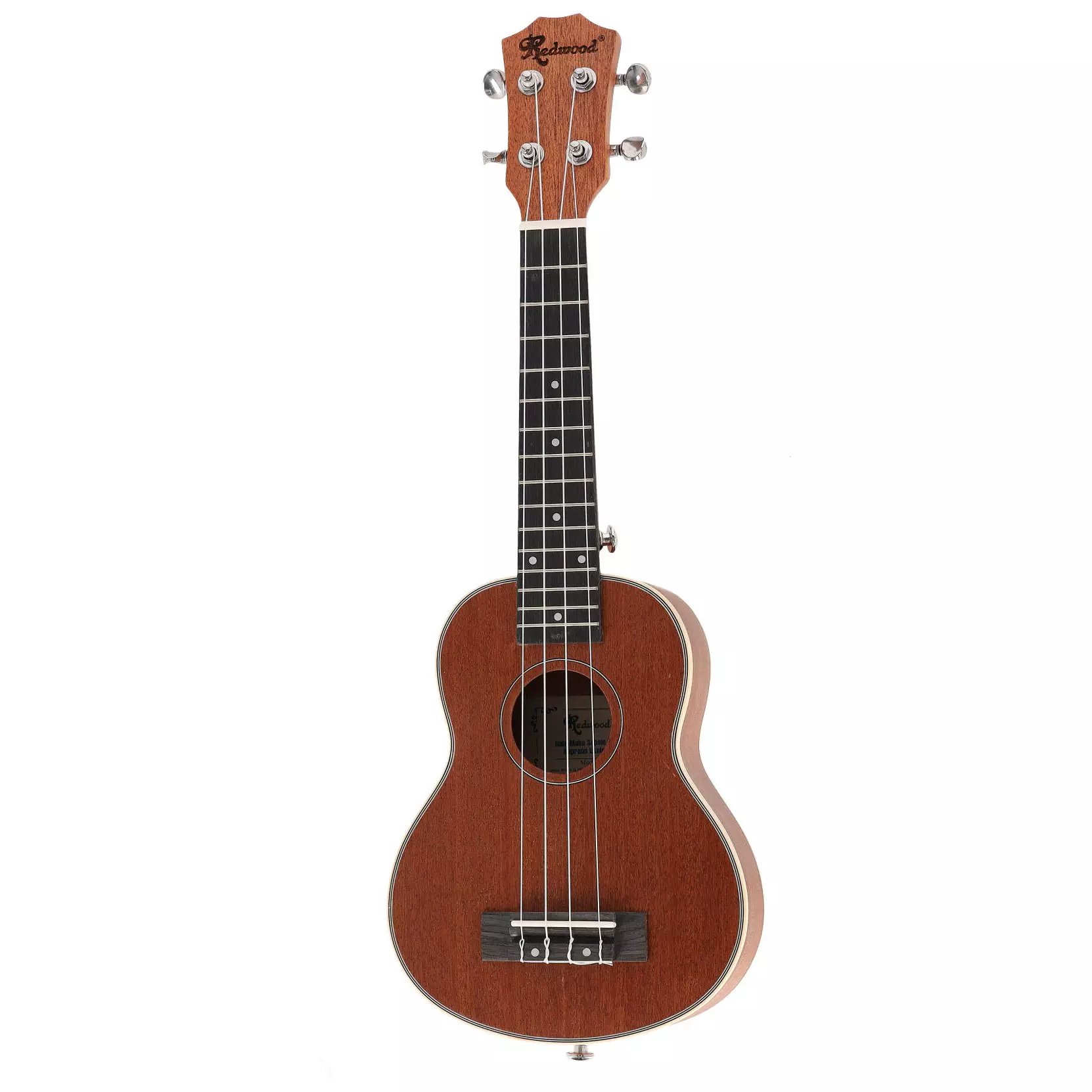 Redwood Hula-Maha Sapele Top Soprano Ukulele 3