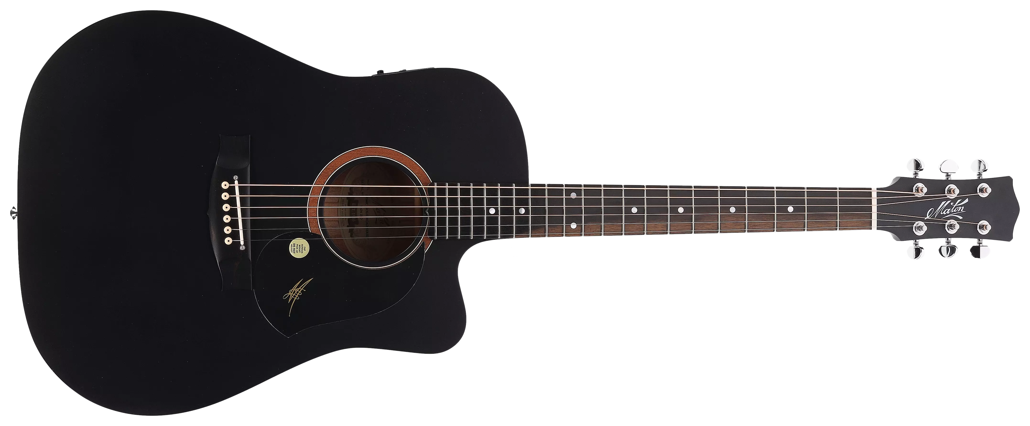 Maton Limited Edition SRS60C Satin Solid Black #12434 1