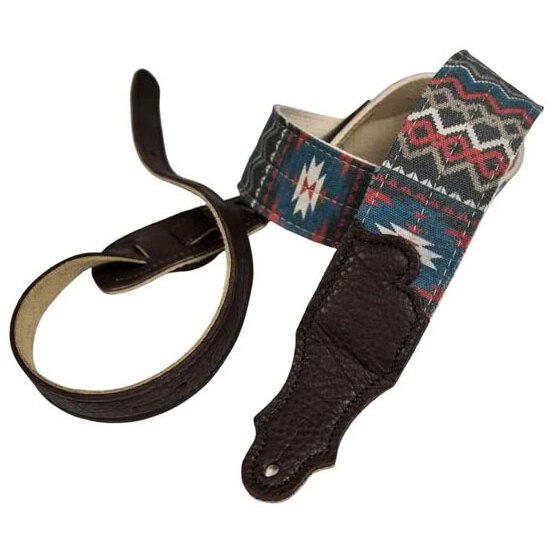  Aztec Graphic Strap Blue/Red 2"