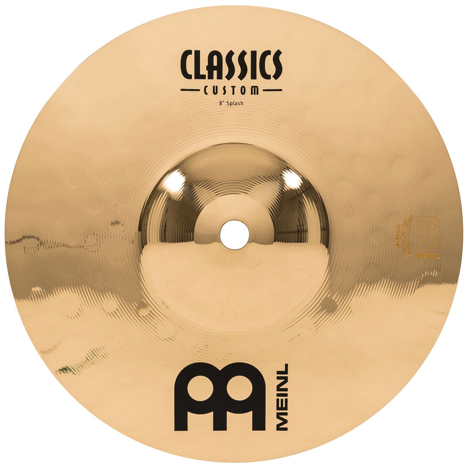 Meinl Cymbals - Meinl Cymbals CC8S-B - 8 Classics Custom Brilliant Splash
