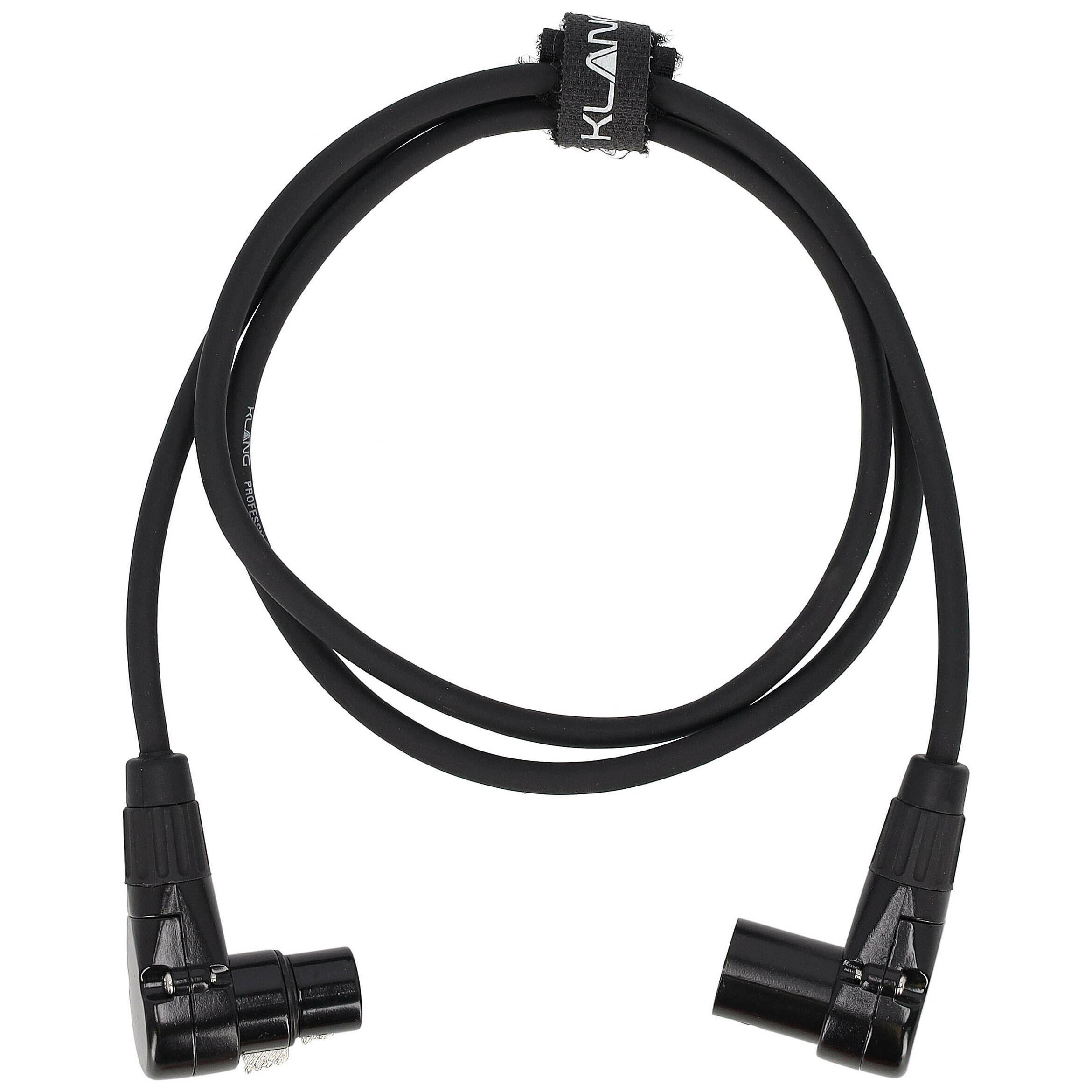 Klang Patchkabel XLR male 90°/XLR female 90° 1,00 Meter