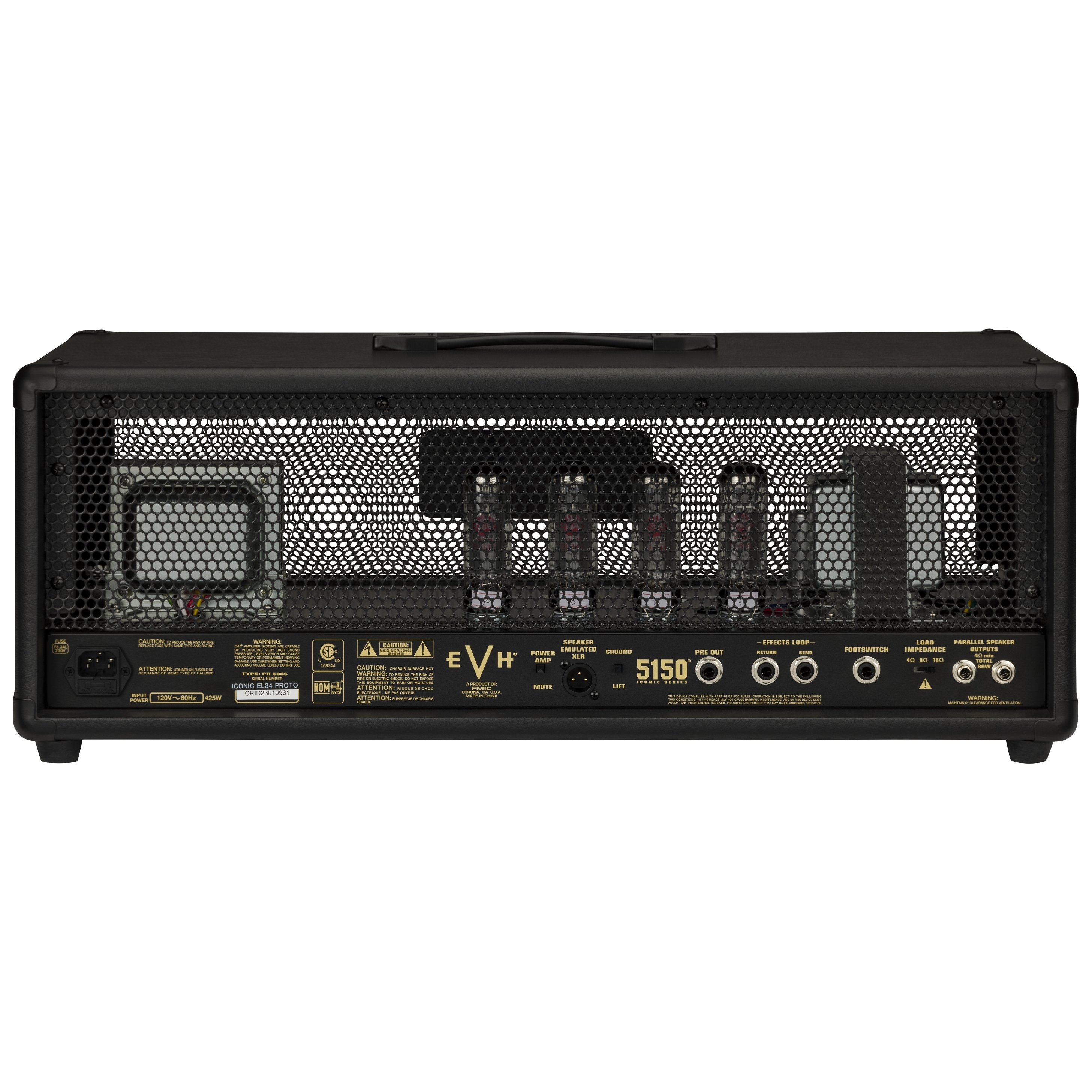 EVH 5150 Iconic Series 80W EL34 Head