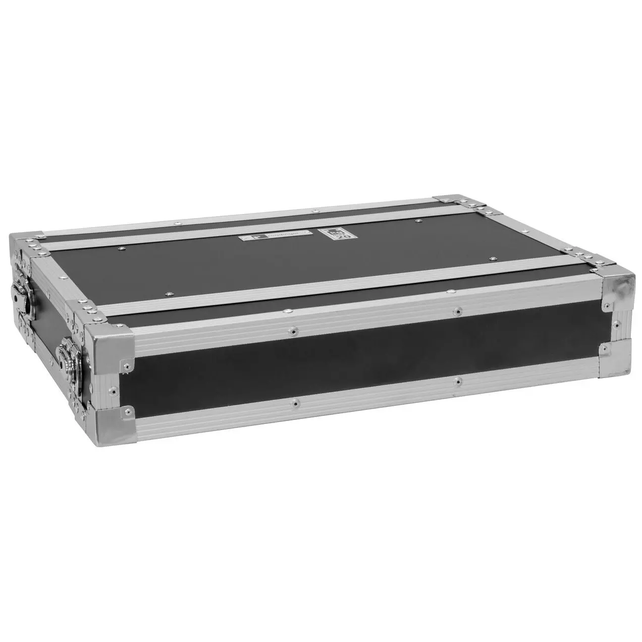 Roadinger Effektrack CO DD, 1HE, 24 cm tief, schwarz 1