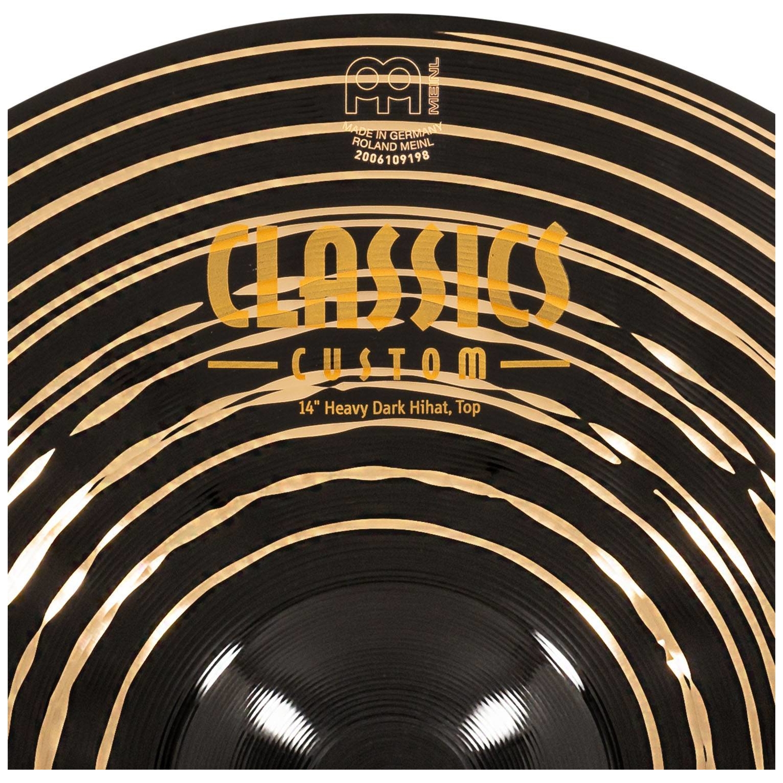 Meinl Cymbals - Meinl Cymbals CC14HDAH - 14 Classics Custom Dark Heavy Hihat - 6