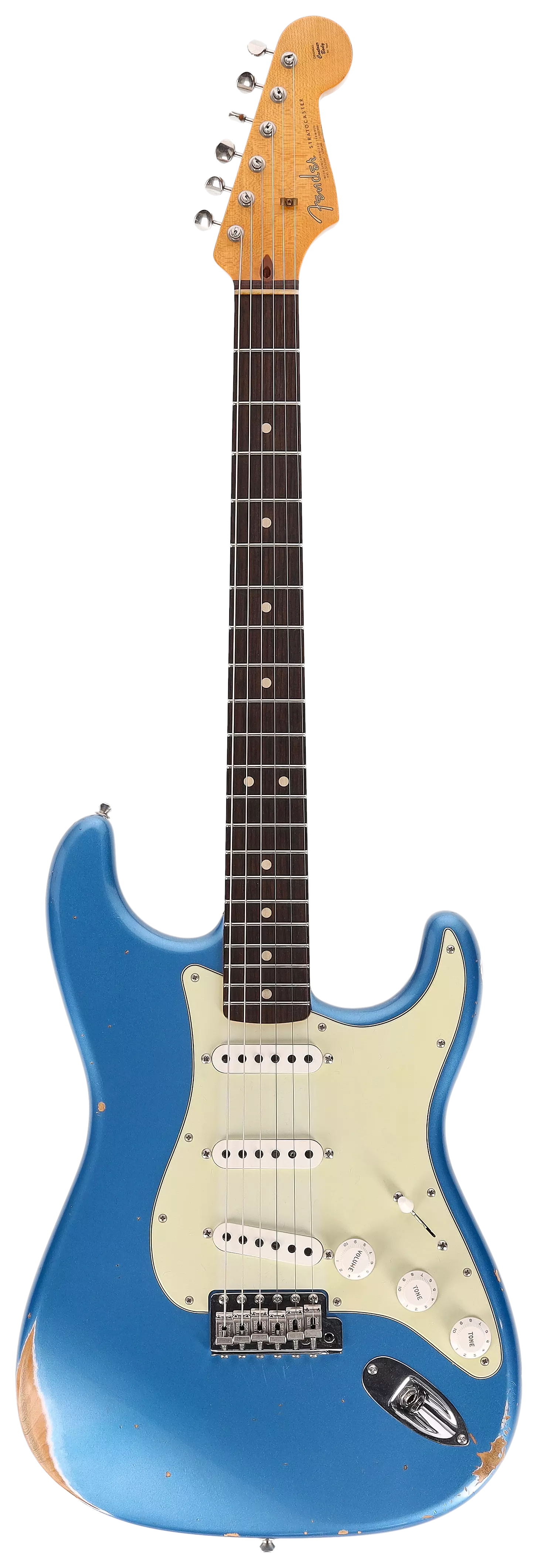 Fender Custom Shop 1963 Stratocaster Relic Aged Lake Placid Blue Metallic #1