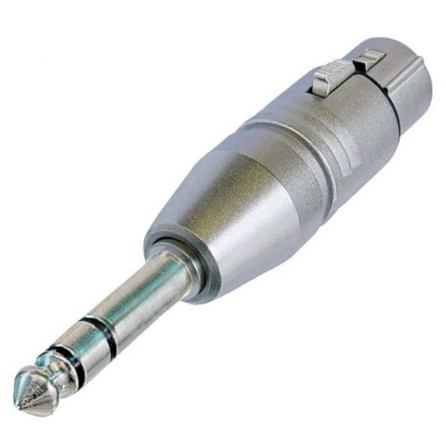 Neutrik - Neutrik NA3FP - Adapter XLR Female auf 6,35 mm Klinke Stereo