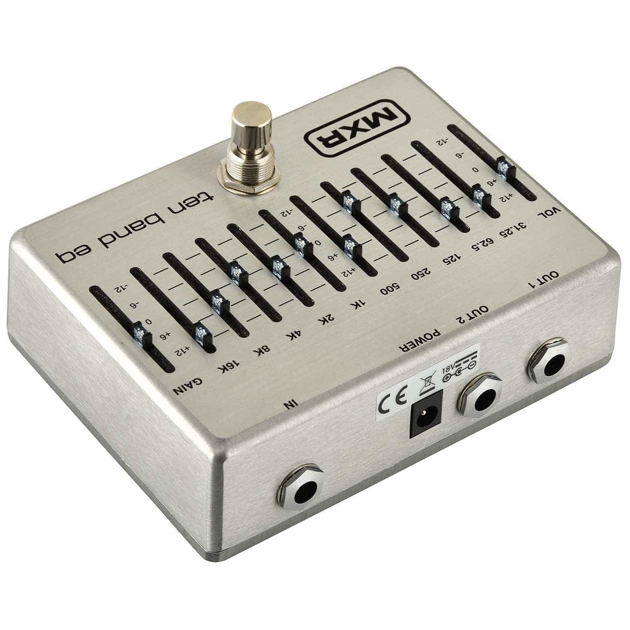MXR - MXR M108 10-Band Graphic EQ Silver - 1