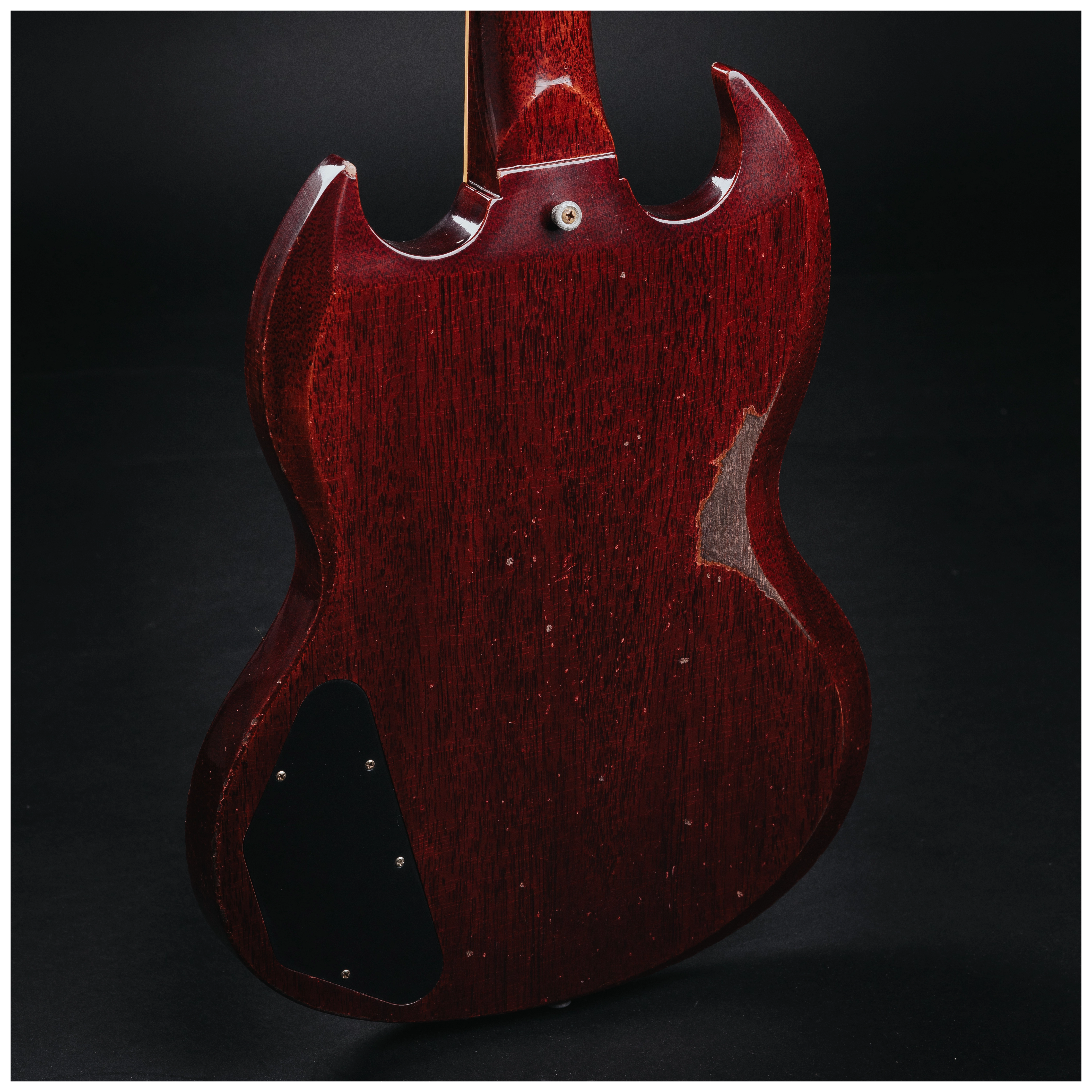 Gibson 64 SG Standard Cherry Long Maestro Heavy Aged Murphy Lab 23