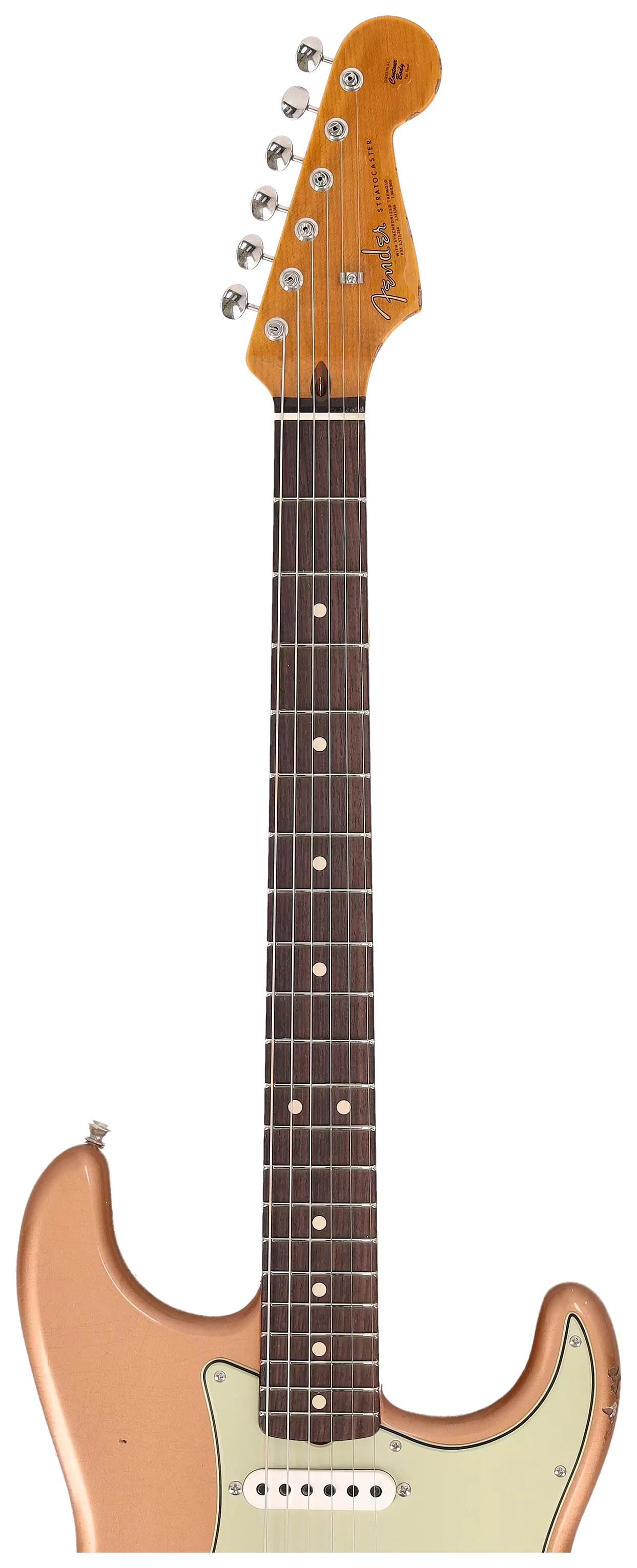 Fender Custom Shop 1963 Stratocaster Relic Aged Copper Metallic #CZ578517 13