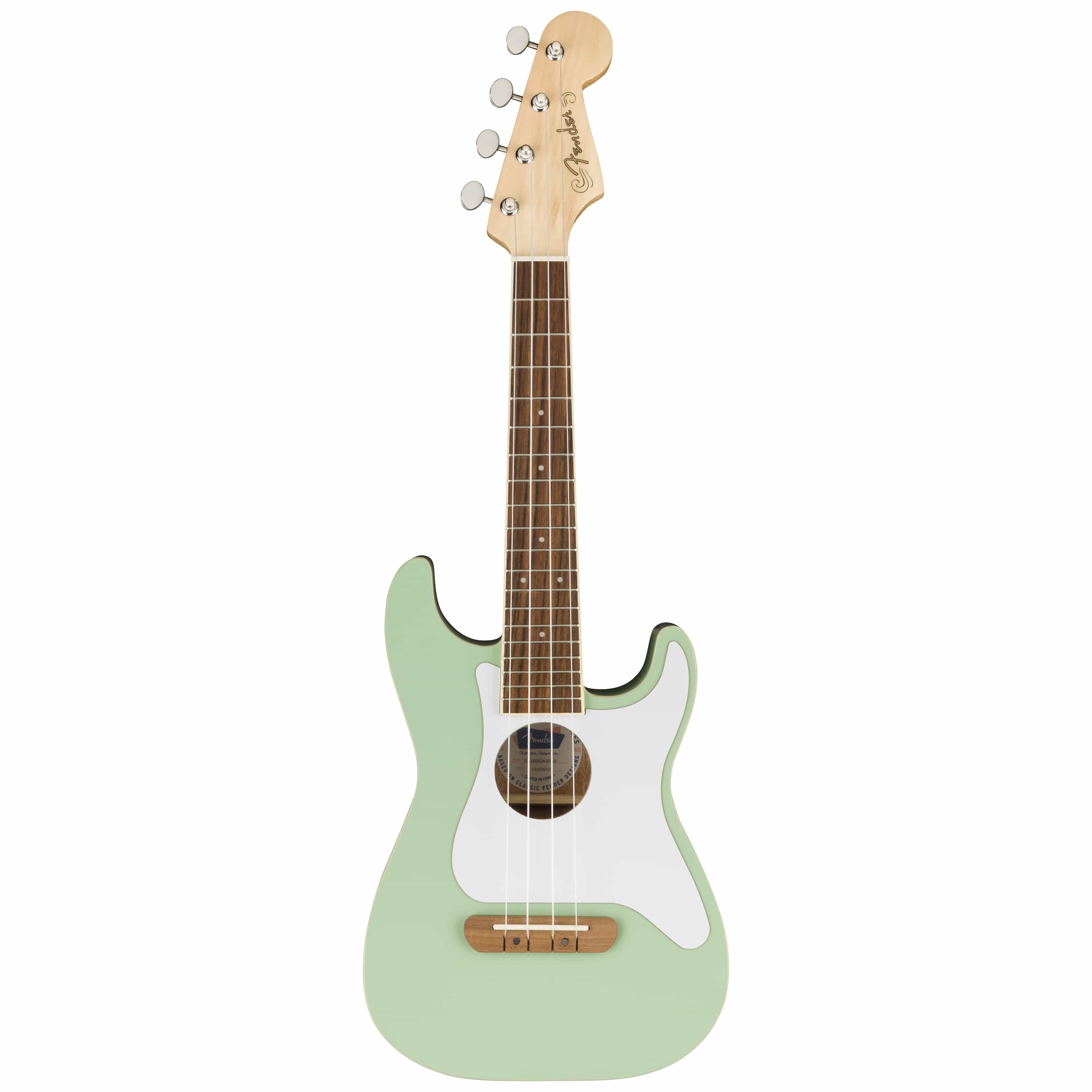 Fender Fullerton Strat Uke Surf Green 1