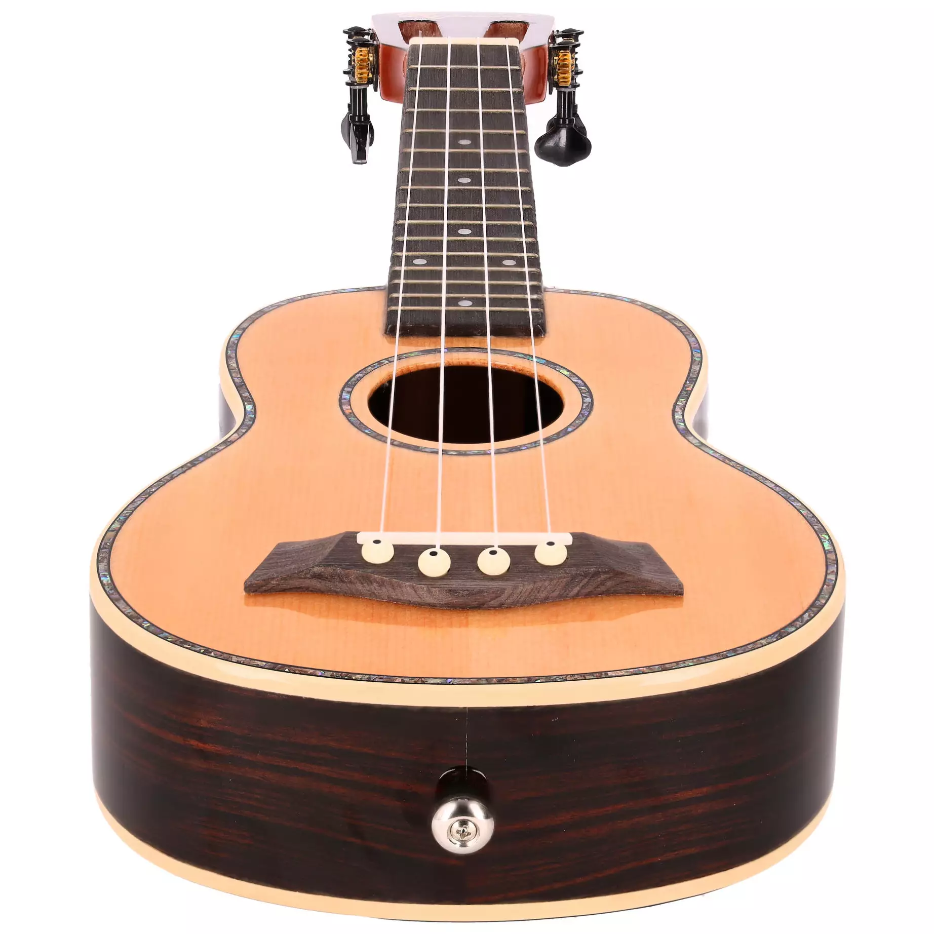 Redwood Halo-Halo Solid Top Gloss Soprano Ukulele 4