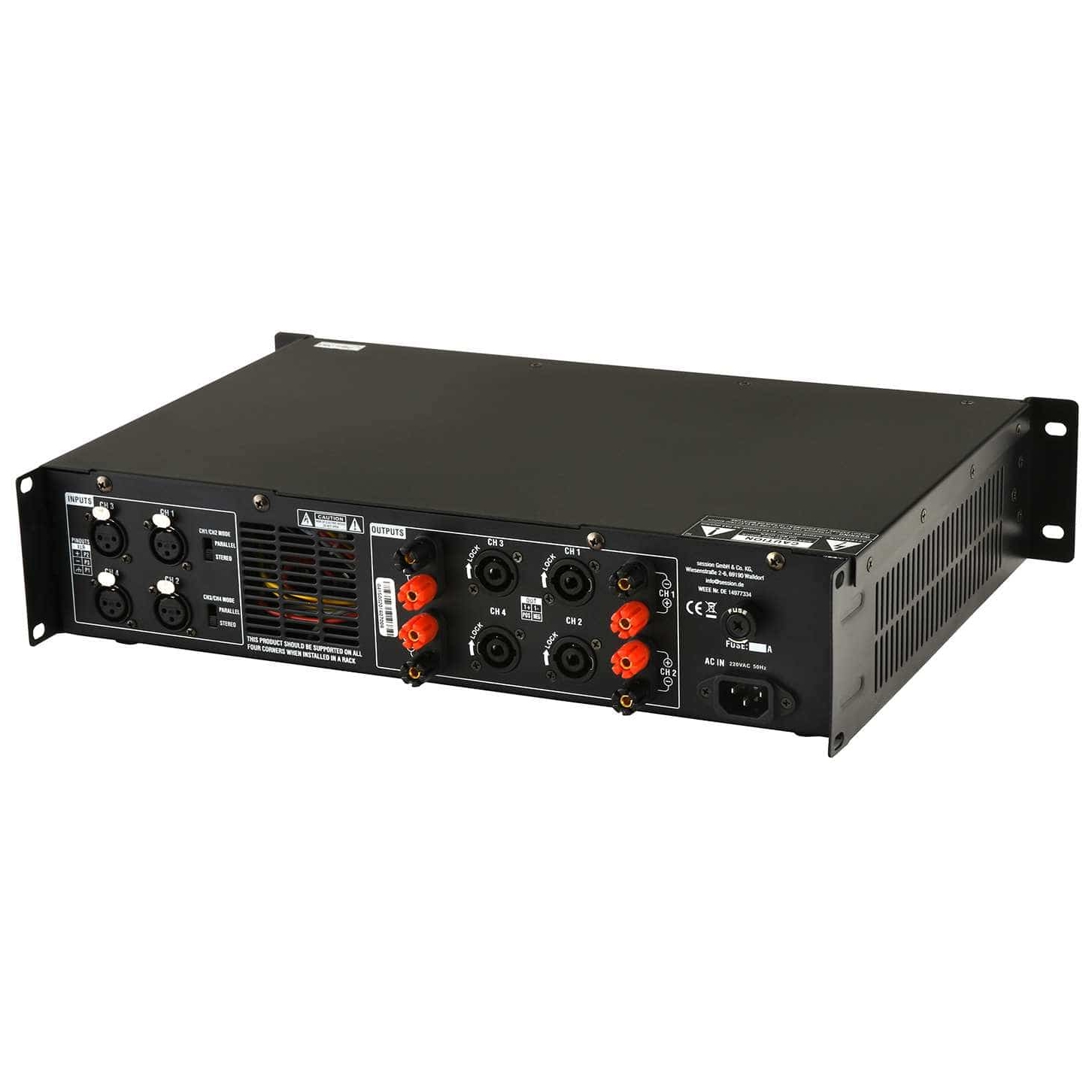 Image of Klang power amplifier a4150g 4x220 w 10002130 4