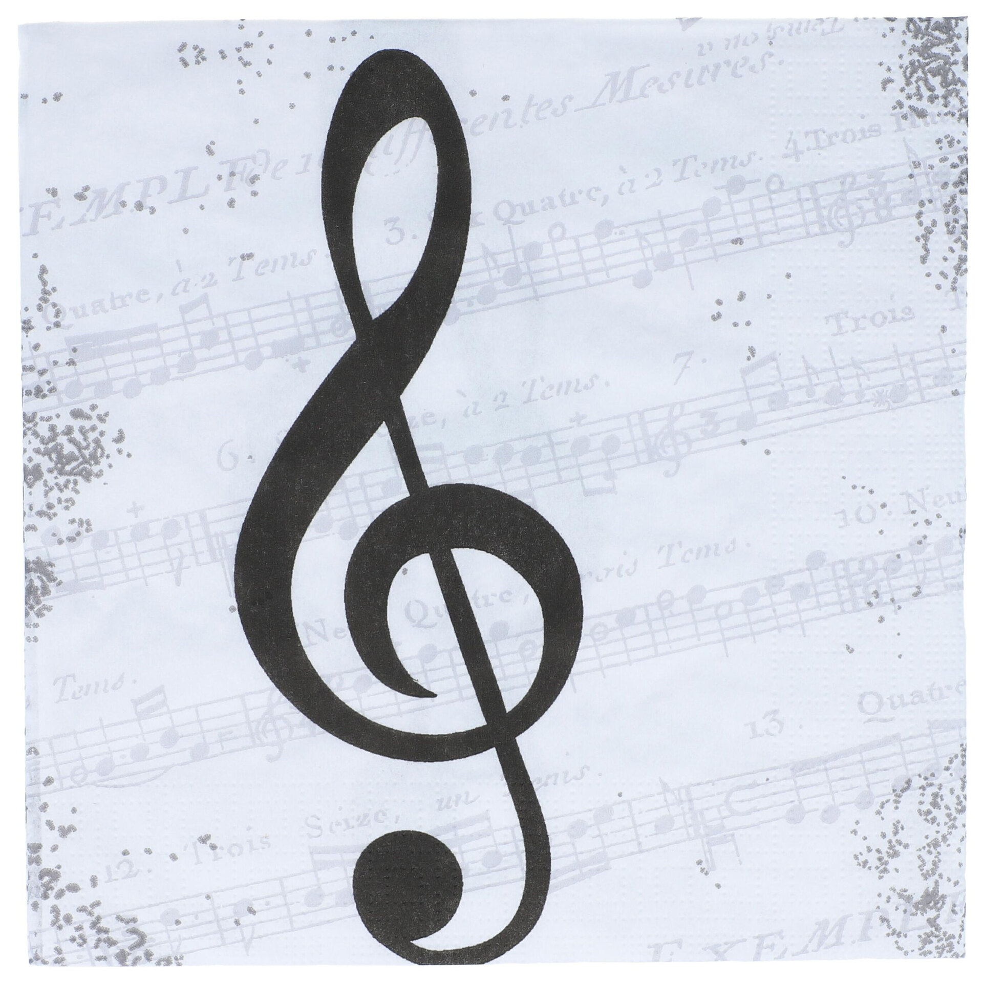 Musikboutique Kübler Napkins - I love music