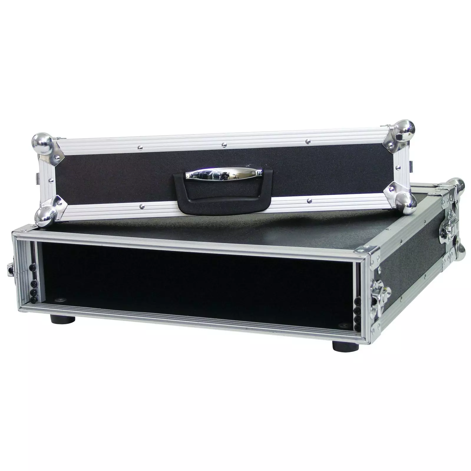 Roadinger Effektrack CO DD, 2HE, 40 cm tief, schwarz 2