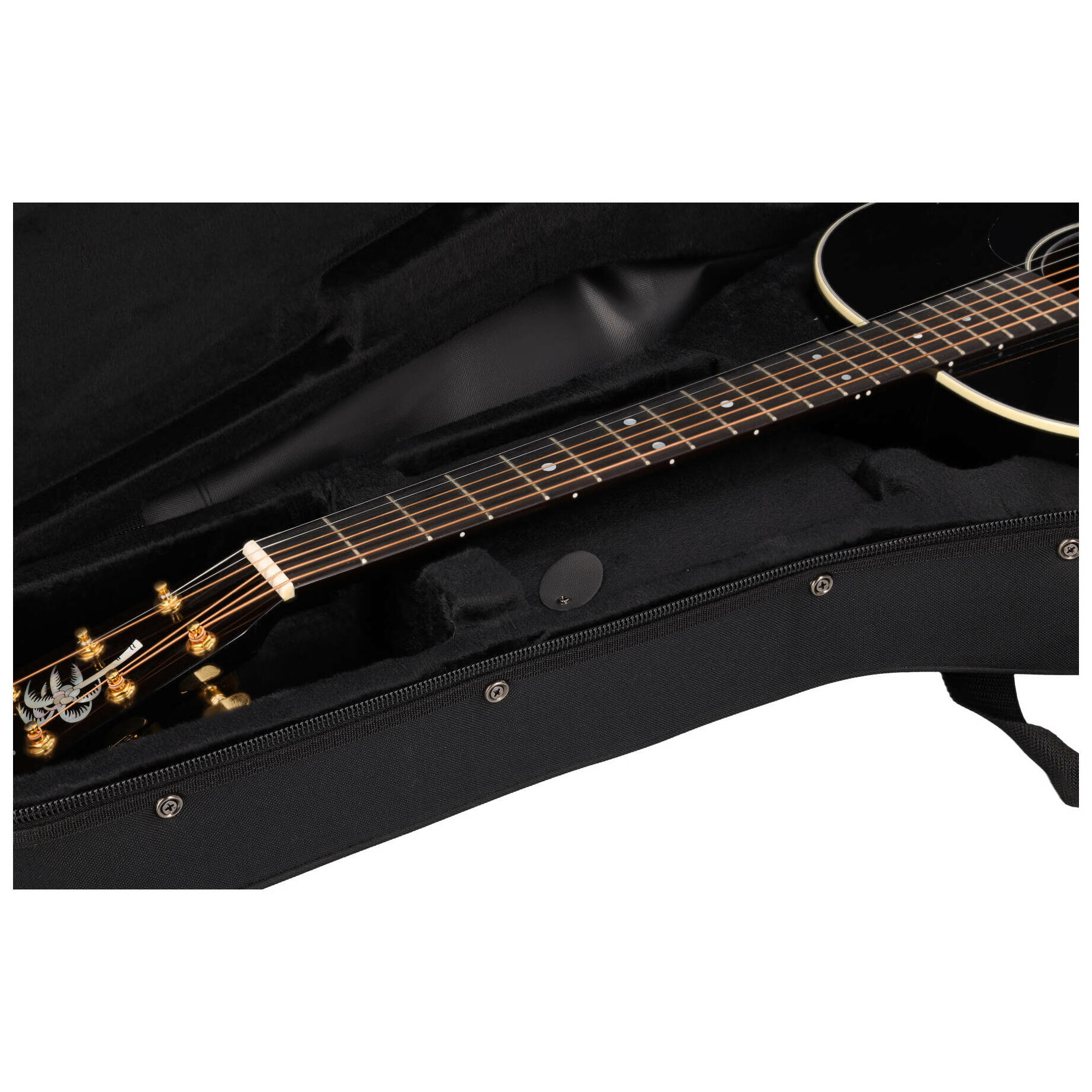 Chicago Classic Lightweight Koffer Western-Gitarre Schwarz 17