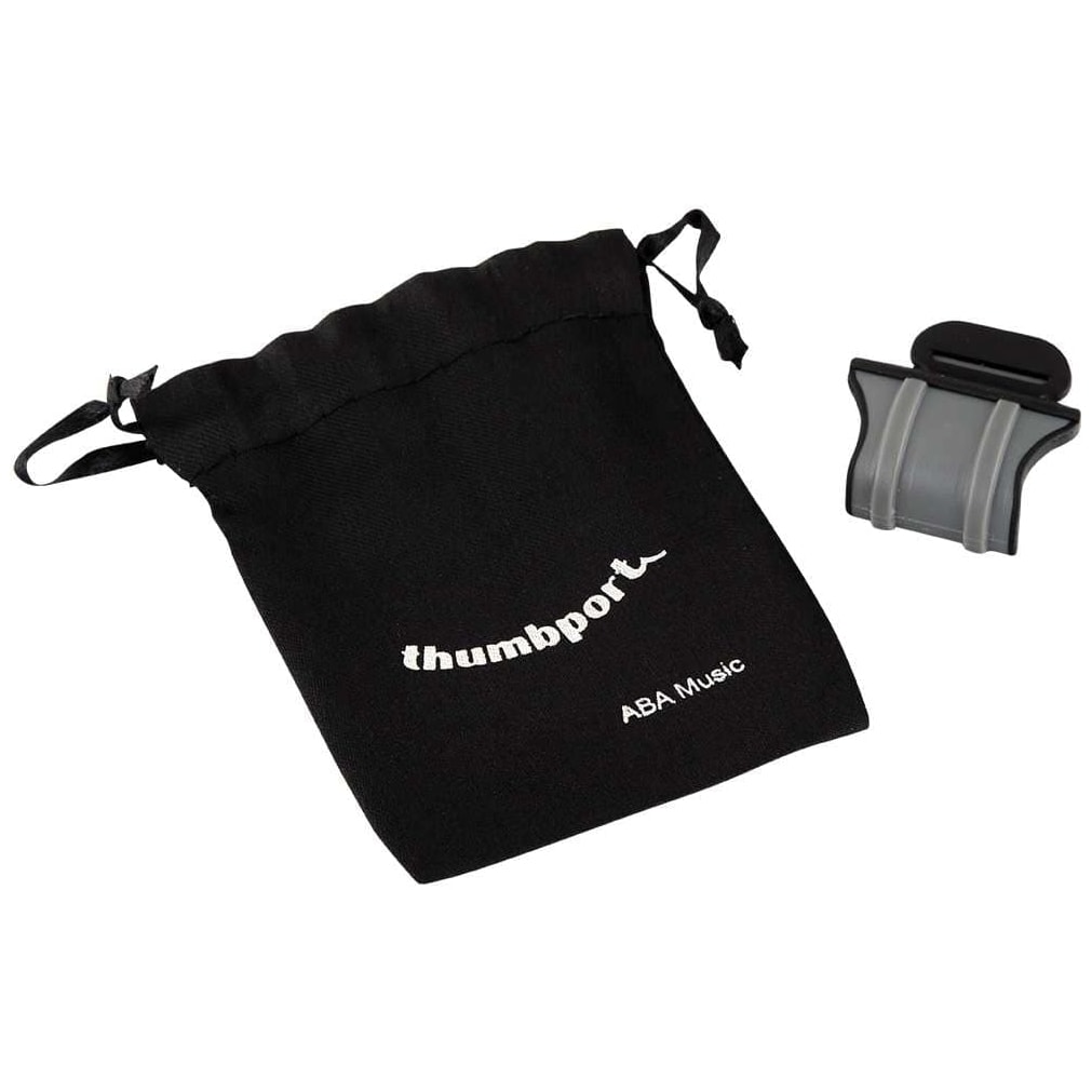 Thumbport - Thumbport Daumenstütze für Querflöte Schwarz Grau - 1