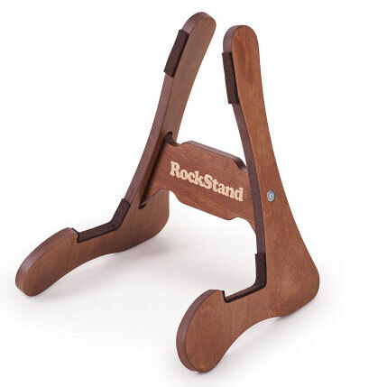 RockStand Ply Wood A-Frame Stand Dark Brown Finish 1
