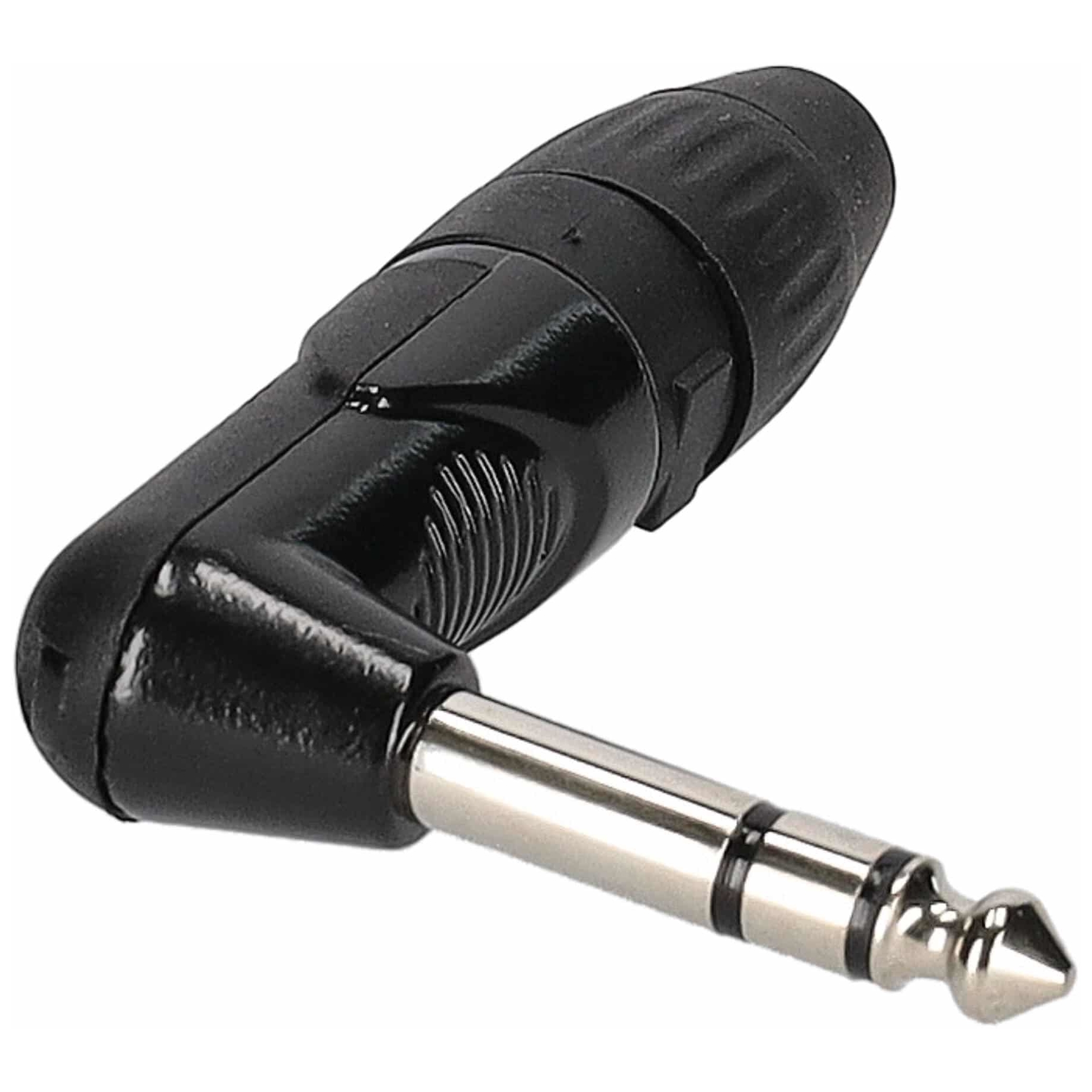 Klang - Klang Winkel Stereoklinkenstecker 6,3mm schwarz
