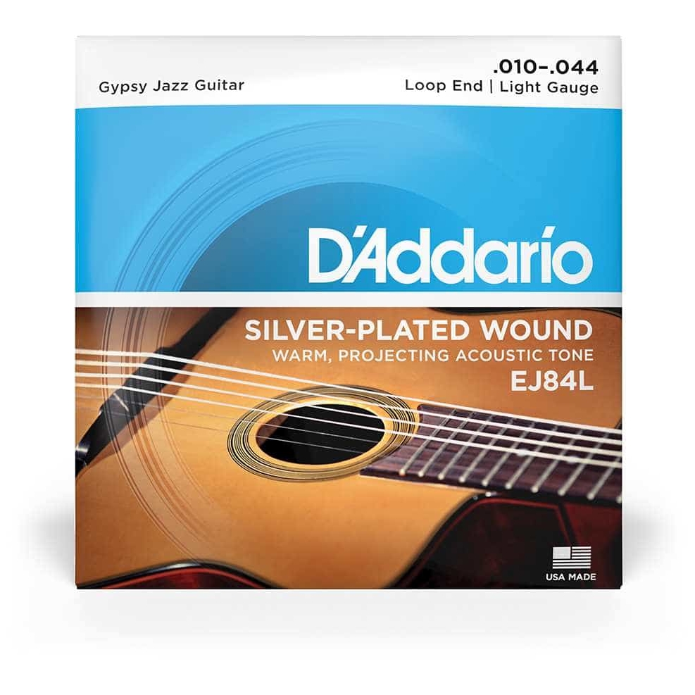 D’Addario - D’Addario EJ84L - Gypsy Jazz Acoustic, Loop End 010-044 - 1