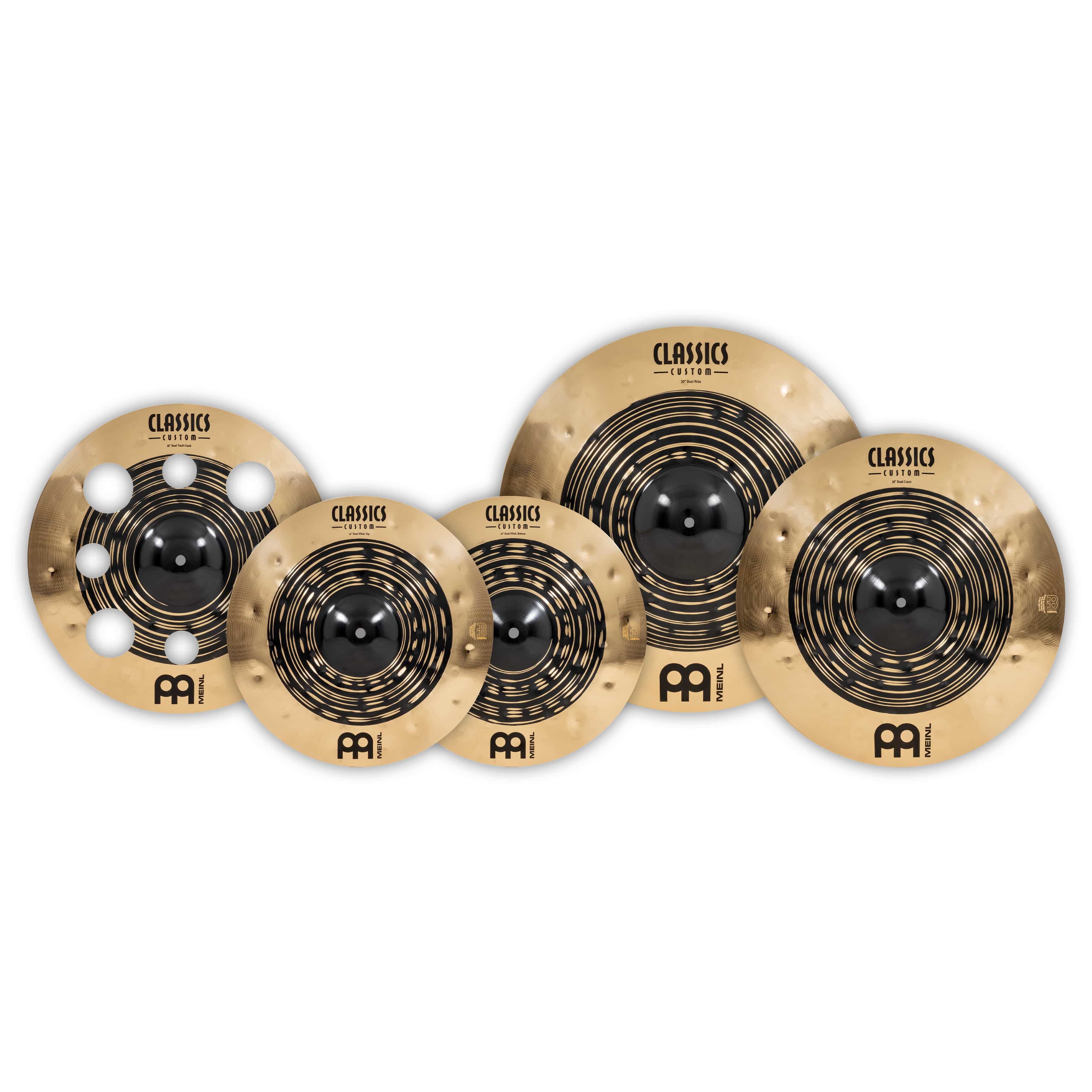 Meinl Cymbals - Meinl Cymbals CCDU4680 - Classics Custom Dual Expanded Cymbal Set - 1