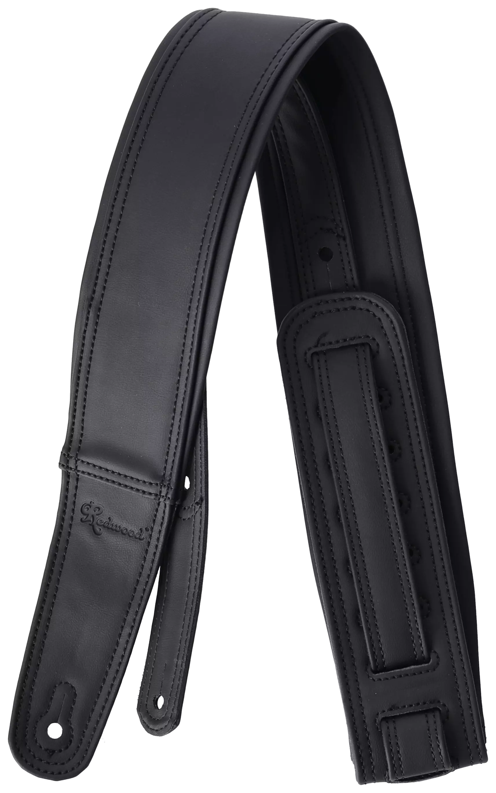 Redwood Instrument Strap Non-Leather Padded - Black 2