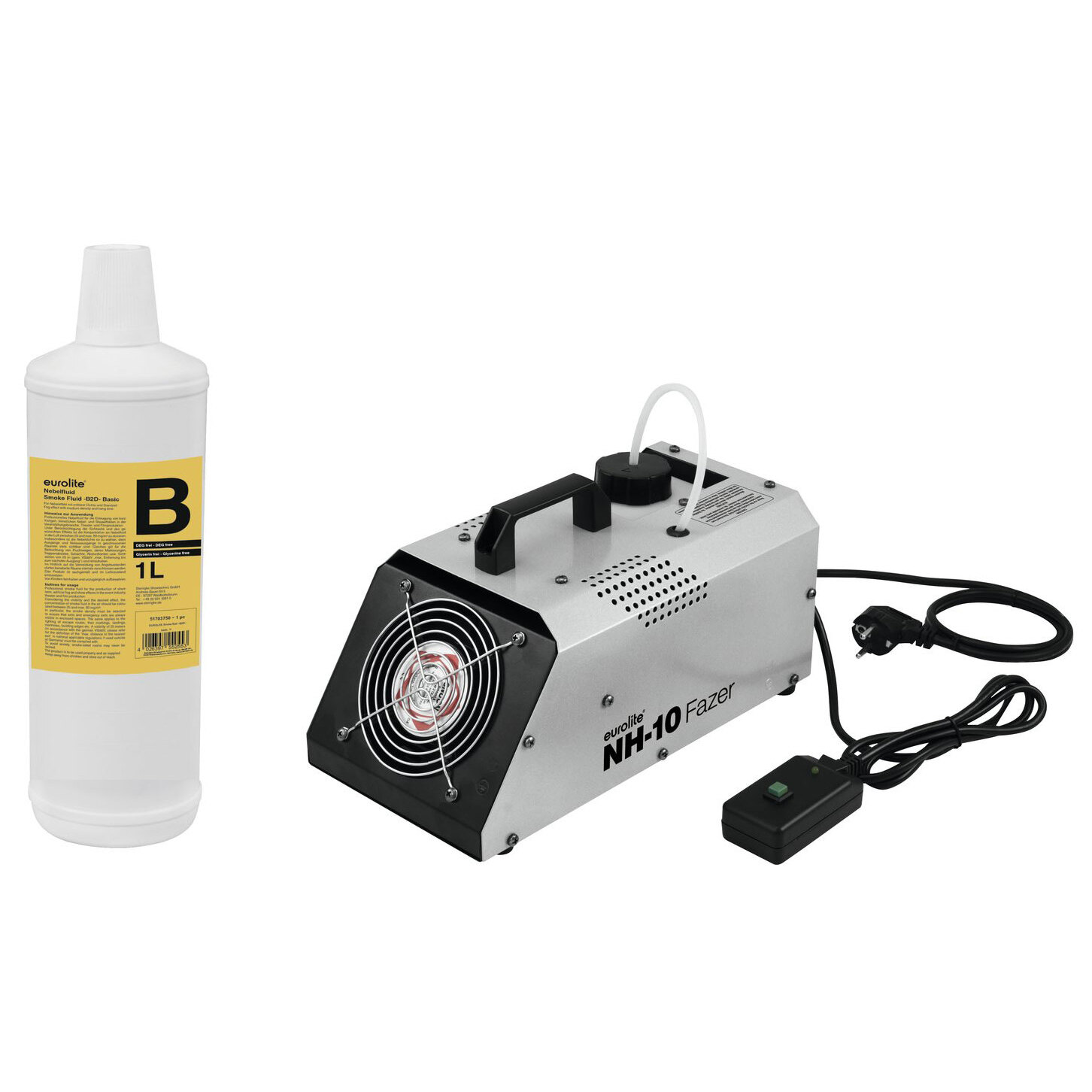 Eurolite Set NH-10 + Smoke Fluid-B2D-1L