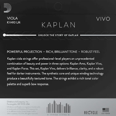 D’Addario Kaplan Vivo KV410 MM 1