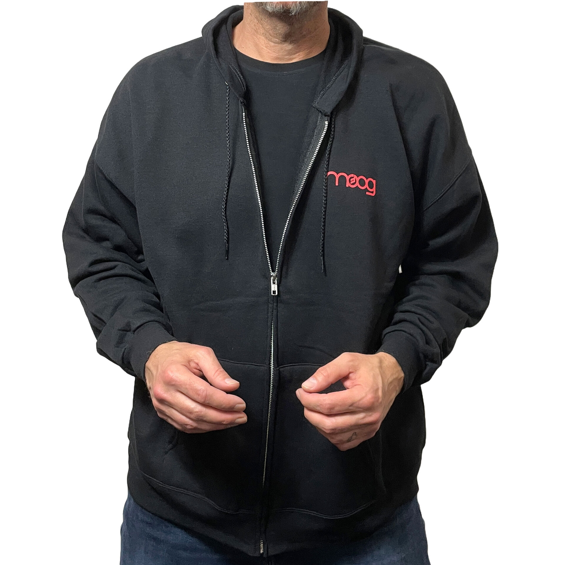 Moog Synthesize Love Zip Hoodie S