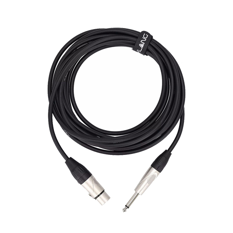 XLR female - 6.3 mm Klinke